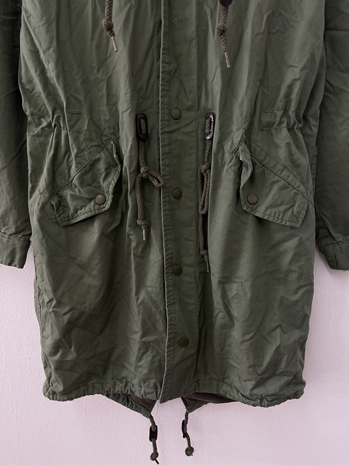 Japanese Brand × Vintage Vintage Our Lady Of Guedalupe Religion Big Logo Long Jacket Size US S / EU 44-46 / 1 - 5 Thumbnail
