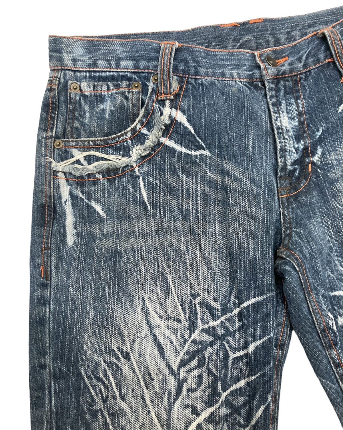 If Six Was Nine Rusty Flared Denim Pants Size US 34 / EU 50 - 4 Thumbnail
