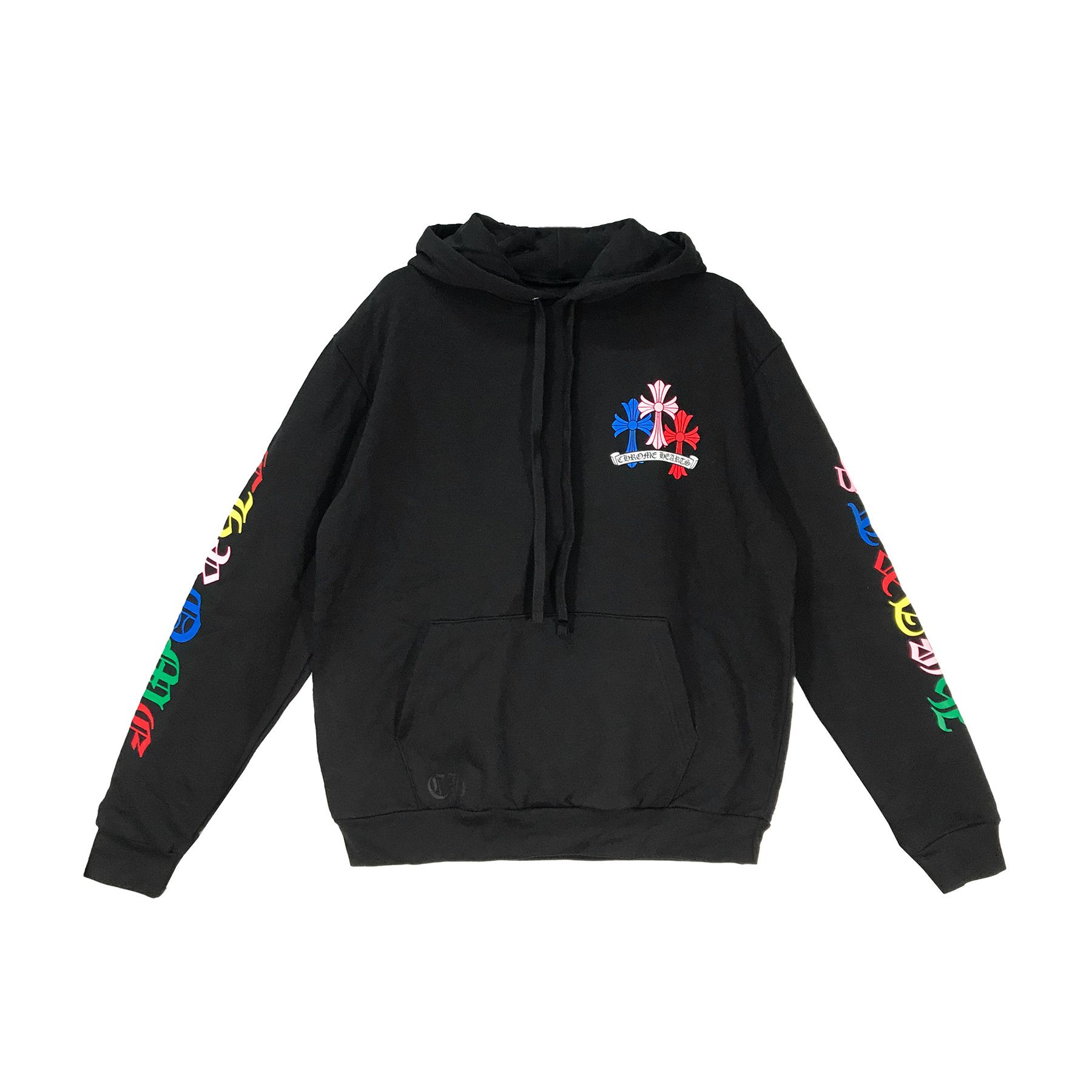 Chrome Hearts Chrome Hearts Multi Color Cross Pull Over Hoodie Size US L / EU 52-54 / 3 - 2 Thumbnail