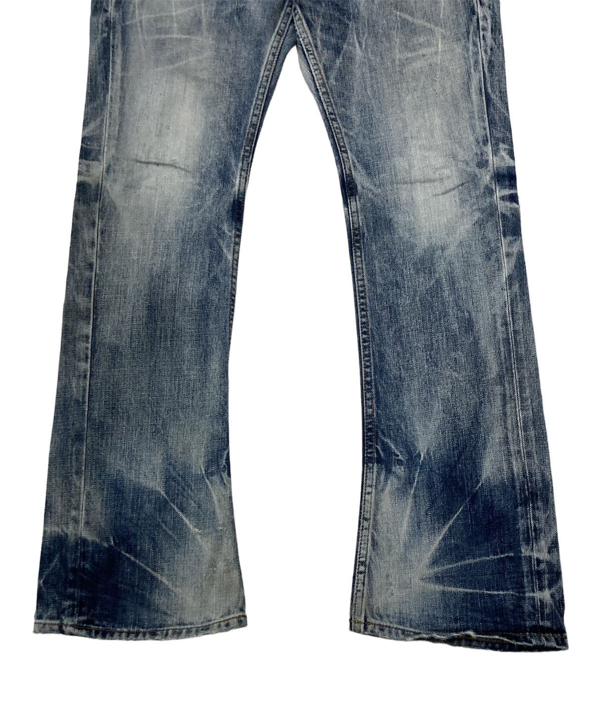 JACKROSE Very Rare Jackrose Rusty Flare Streetwear Denim Size US 33 - 3 Thumbnail