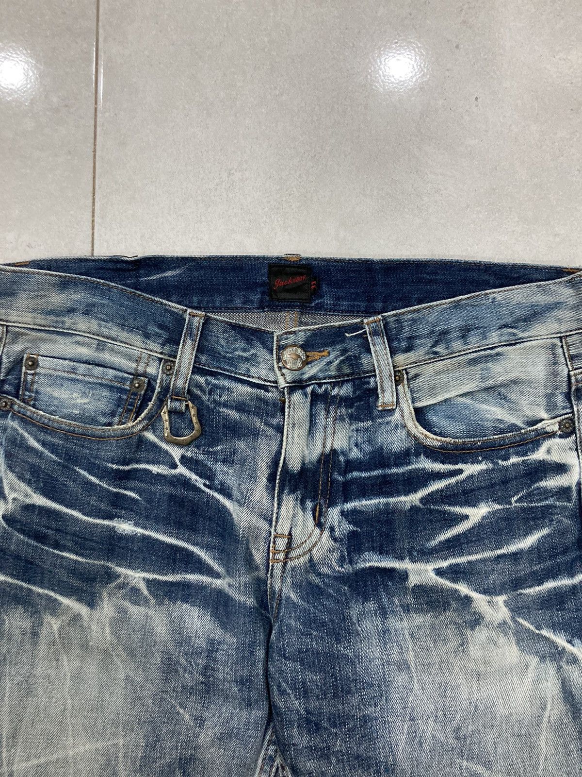 JACKROSE Very Rare Jackrose Rusty Flare Streetwear Denim Size US 33 - 5 Thumbnail