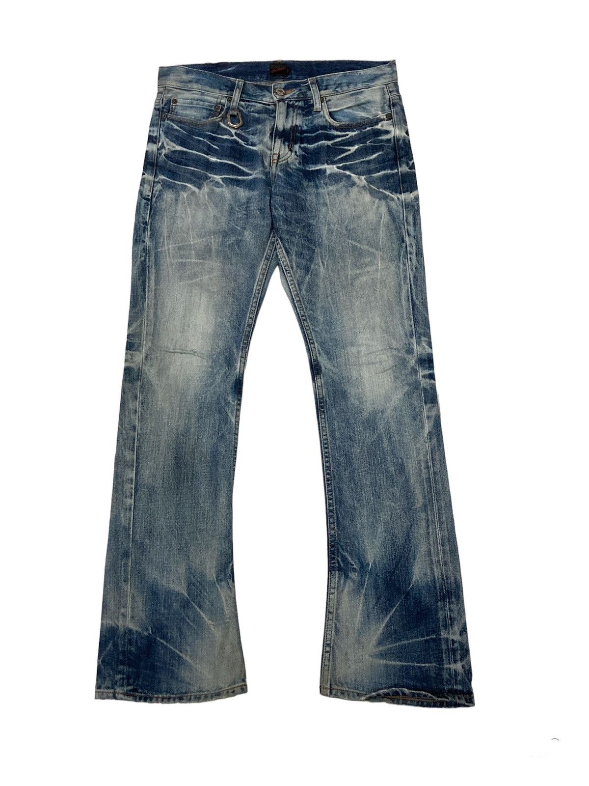 JACKROSE Very Rare Jackrose Rusty Flare Streetwear Denim Size US 33 - 1 Thumbnail