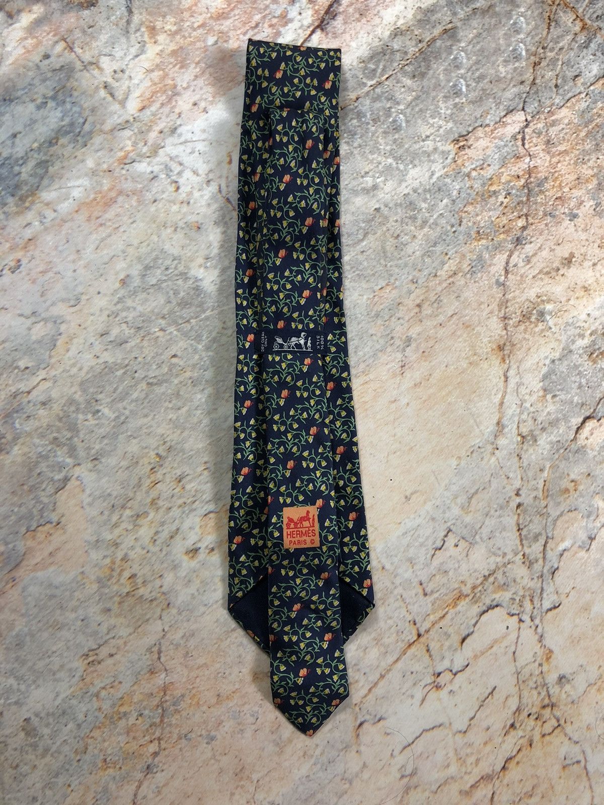 Hermes Hermes silk tie Size ONE SIZE - 3 Thumbnail