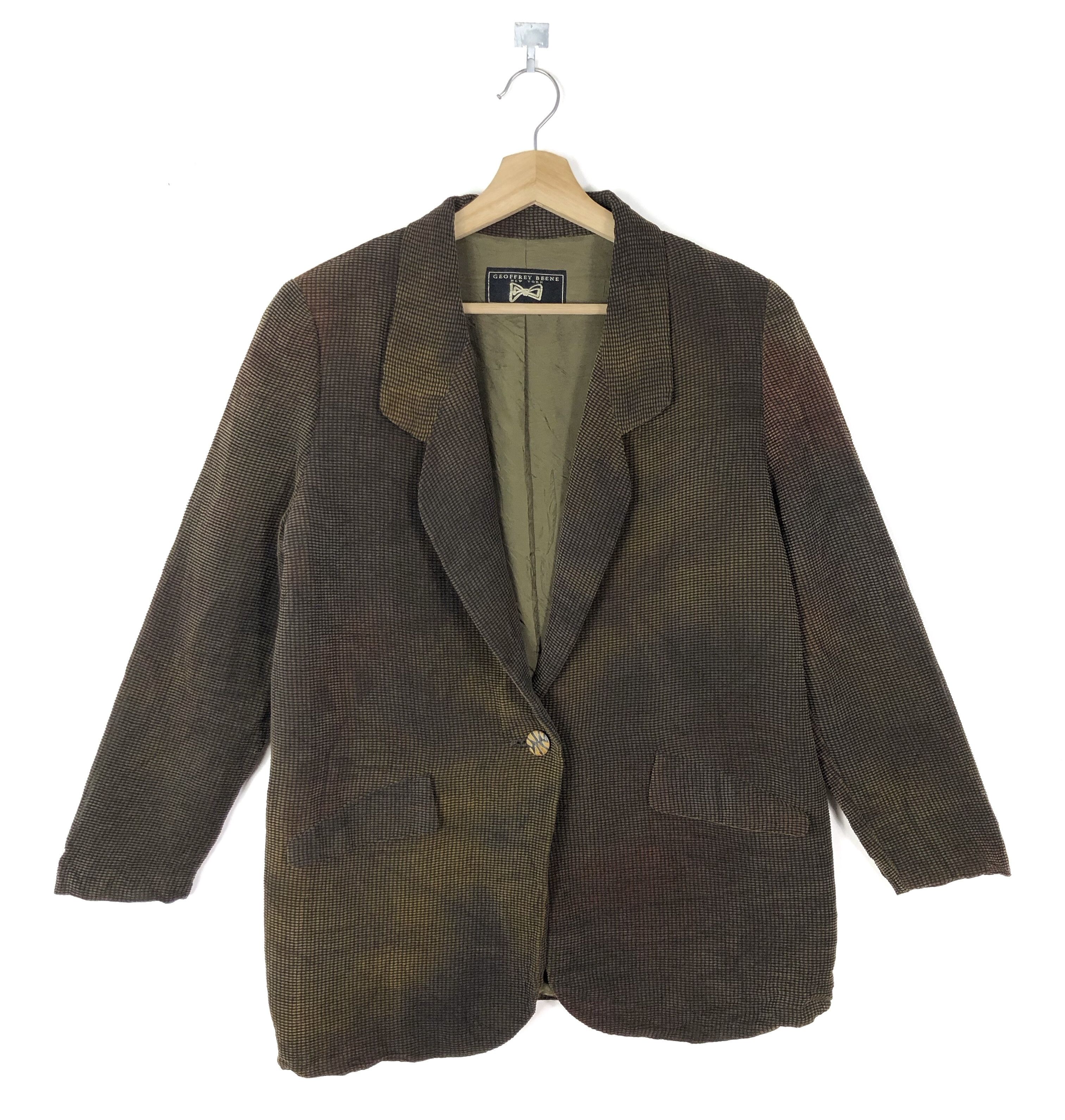 image of Geoffrey B Small Vintage 80’S Geoffrey Beene Mix Tones Coats, Men's (Size Large)