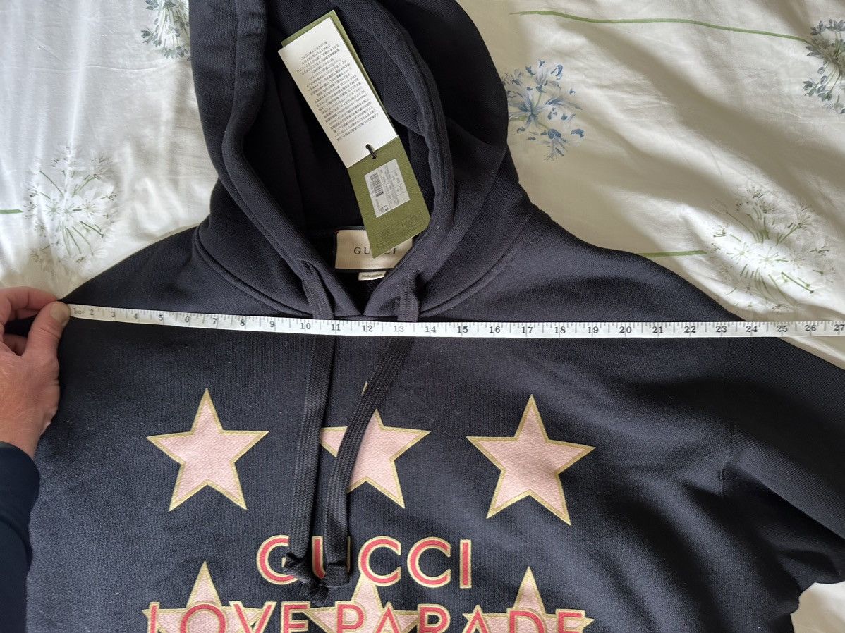 Gucci FW22 Gucci love parade logo black Hoodie Size US XL / EU 56 / 4 - 7 Thumbnail