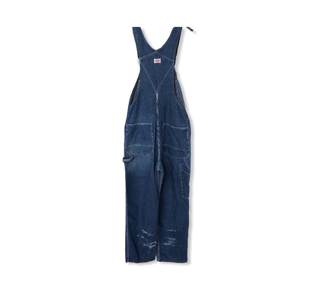 Dickies Vintage Dickies Denim Workers Overall Size US 33 - 4 Thumbnail