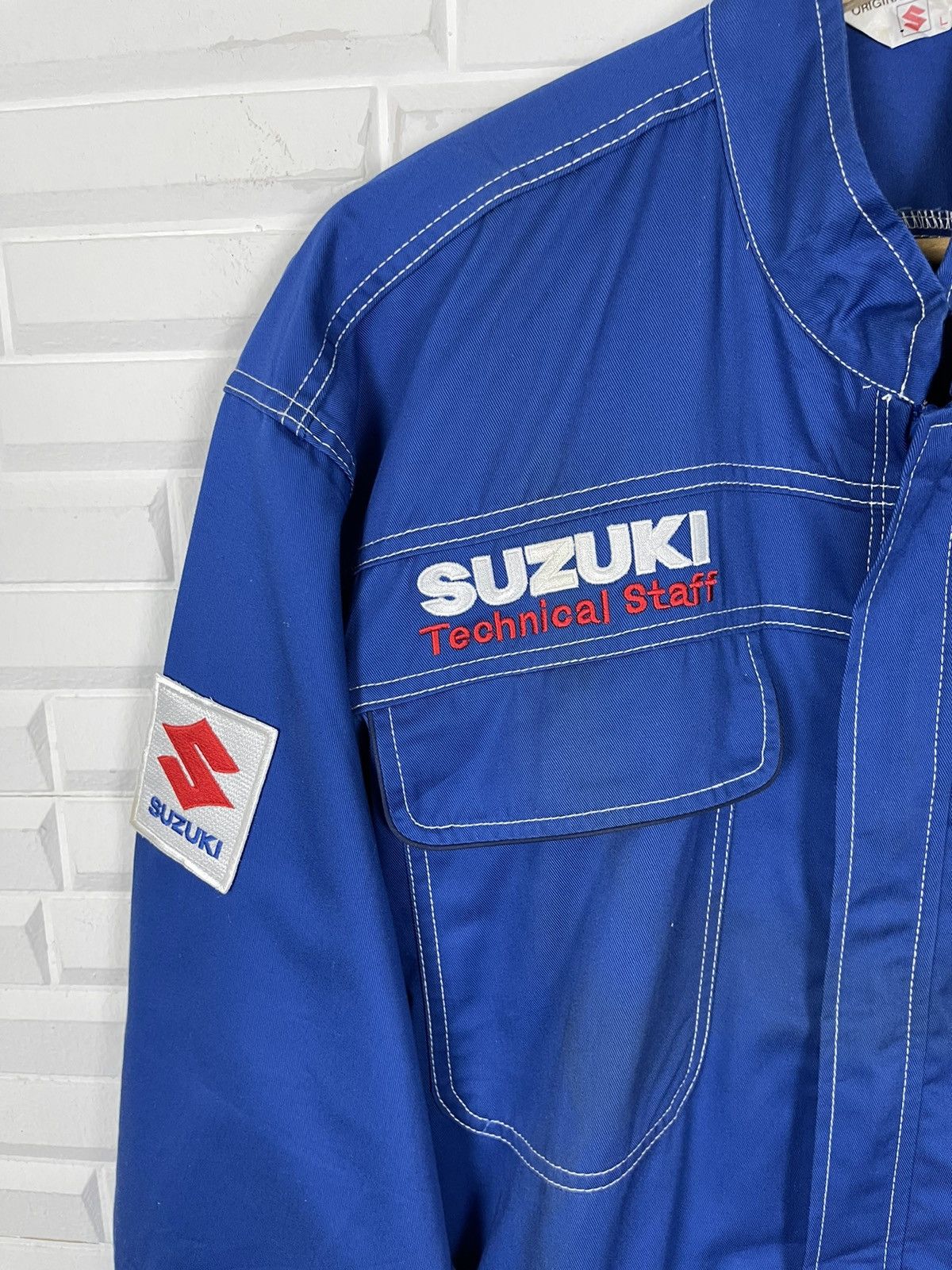 Japanese Brand × Sports Specialties 💰BINDING OFFER 💸❌Vtg JDM SUZUKI Technical Staff Racing Team Size US 32 / EU 48 - 6 Thumbnail