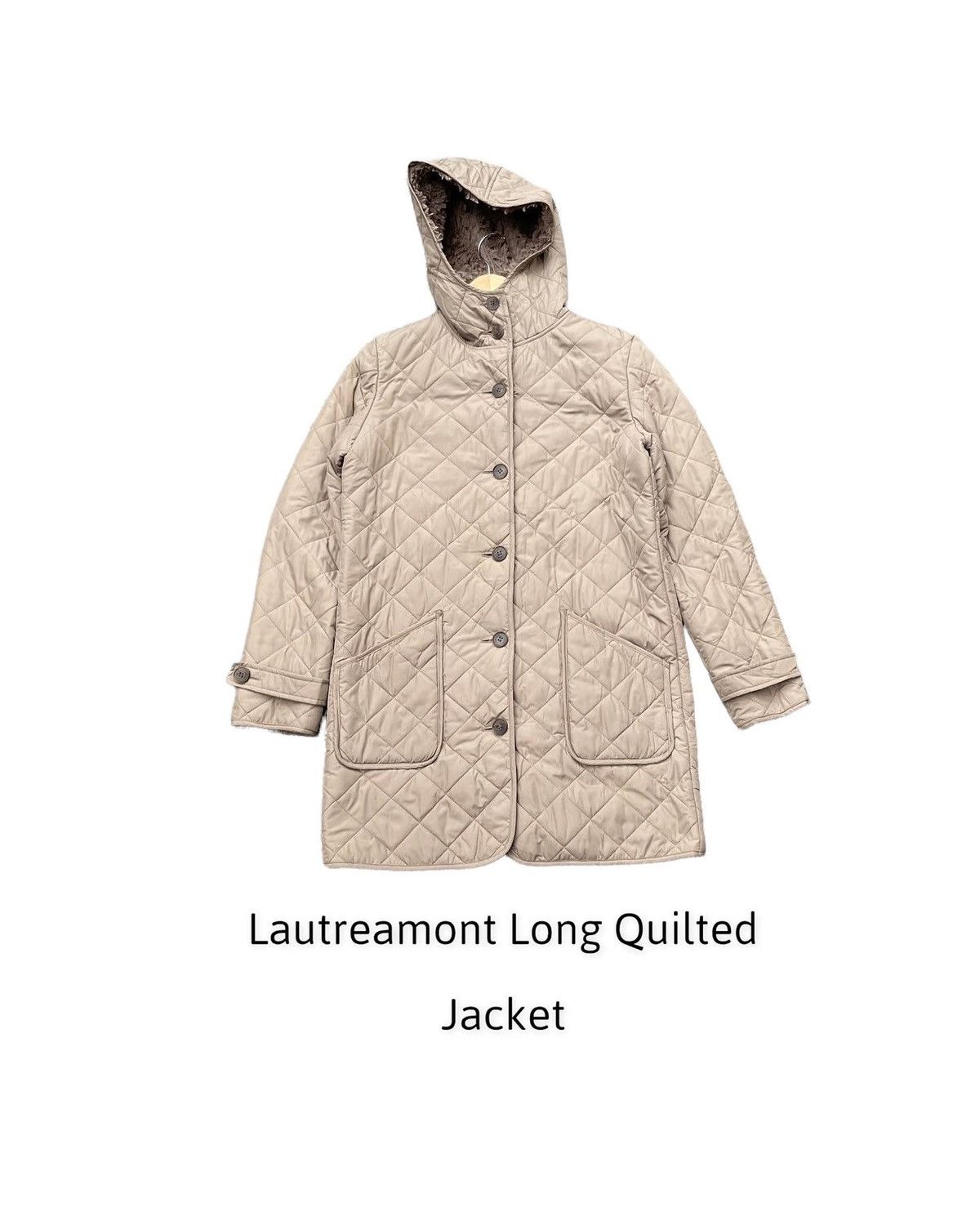 Japanese Brand Lautreamont Quilted Long Jacket Size M / US 6-8 / IT 42-44 - 1 Thumbnail