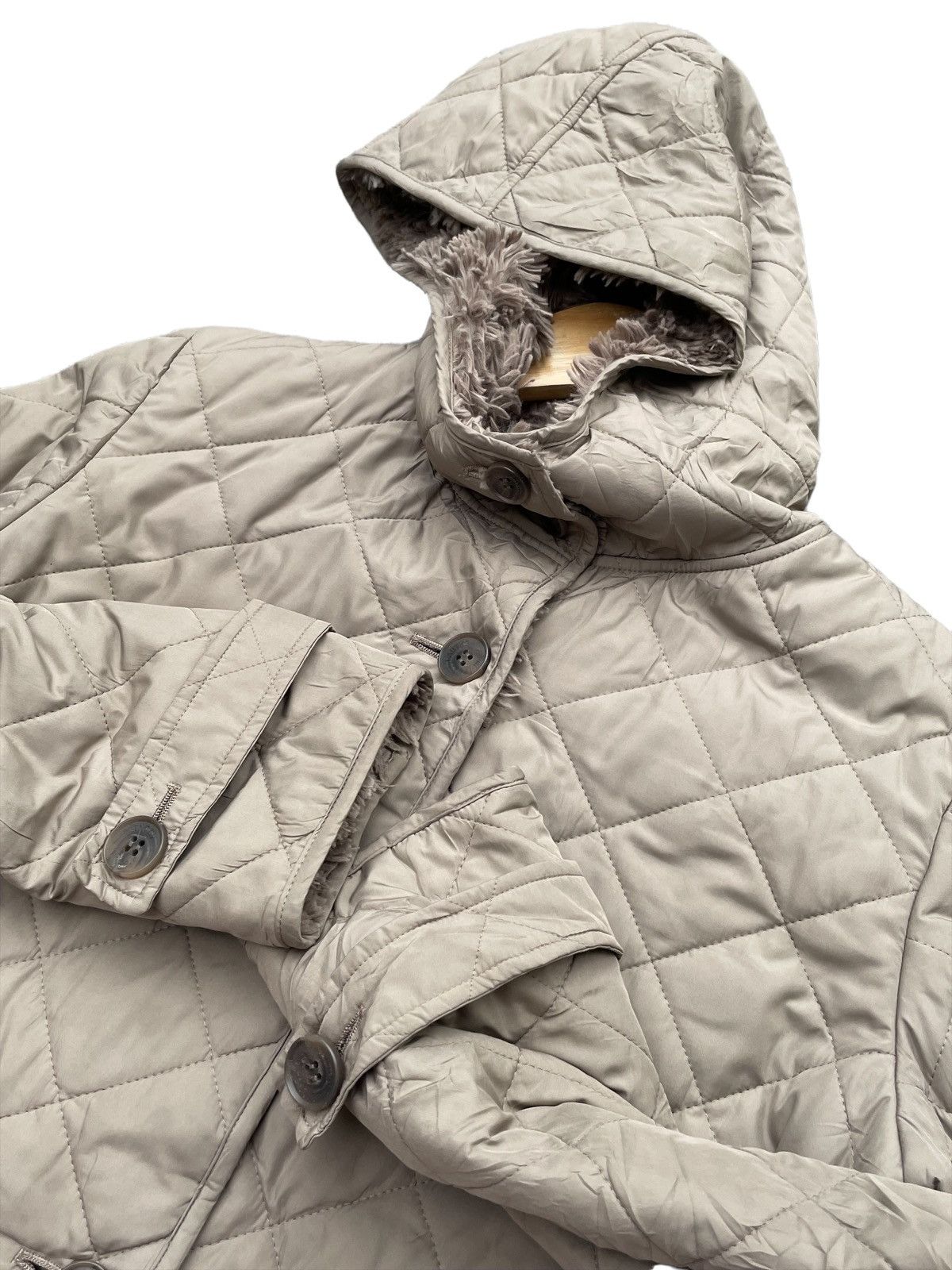 Japanese Brand Lautreamont Quilted Long Jacket Size M / US 6-8 / IT 42-44 - 8 Thumbnail