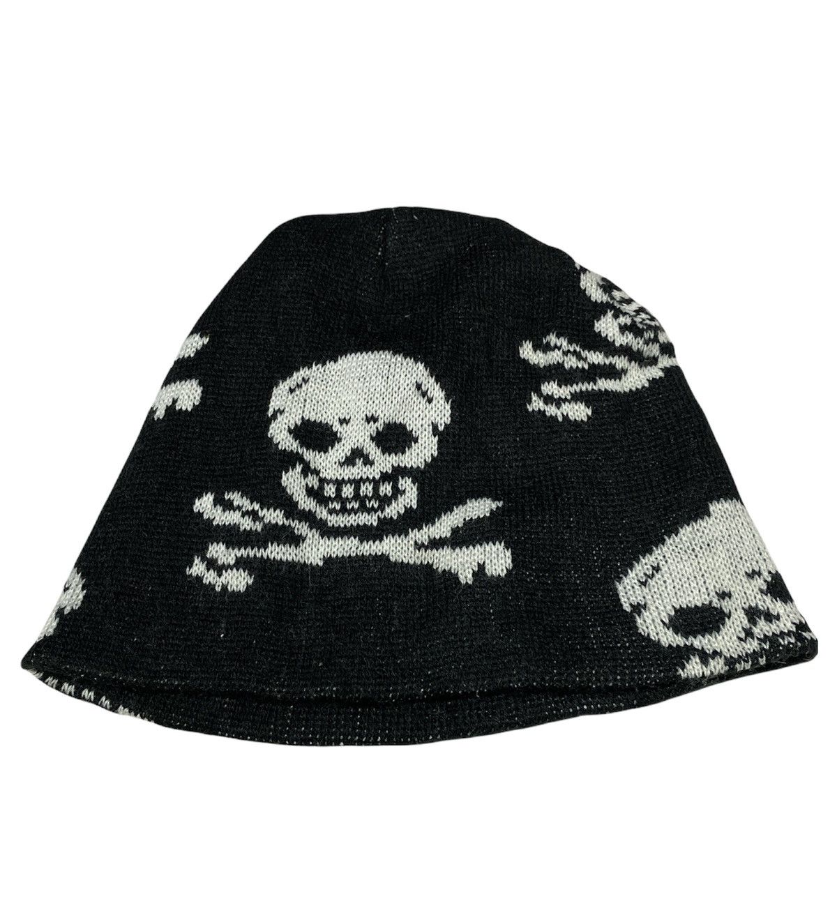 Japanese Brand SKULL BEANIE / SNOW CAP Size ONE SIZE - 2 Thumbnail