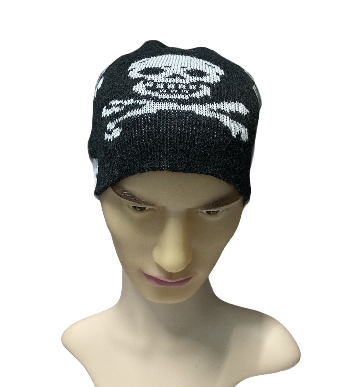 Japanese Brand SKULL BEANIE / SNOW CAP Size ONE SIZE - 3 Thumbnail