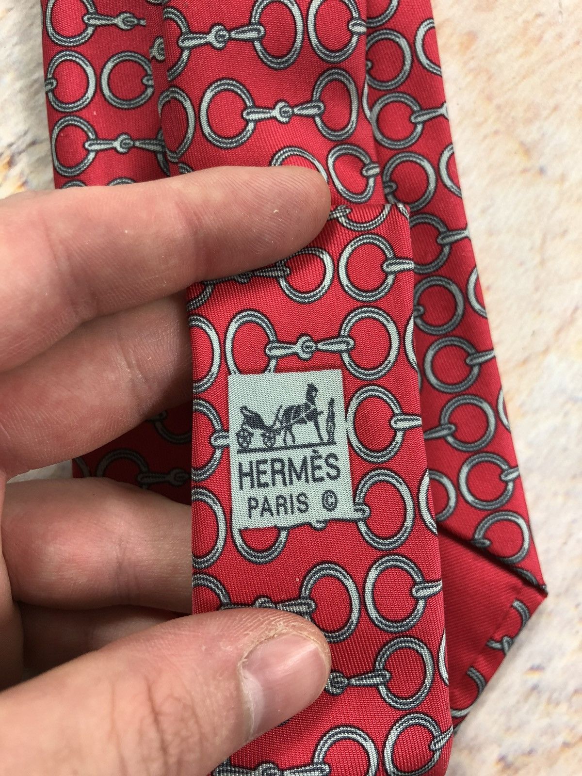 Hermes Hermes silk tie Size ONE SIZE - 1 Thumbnail