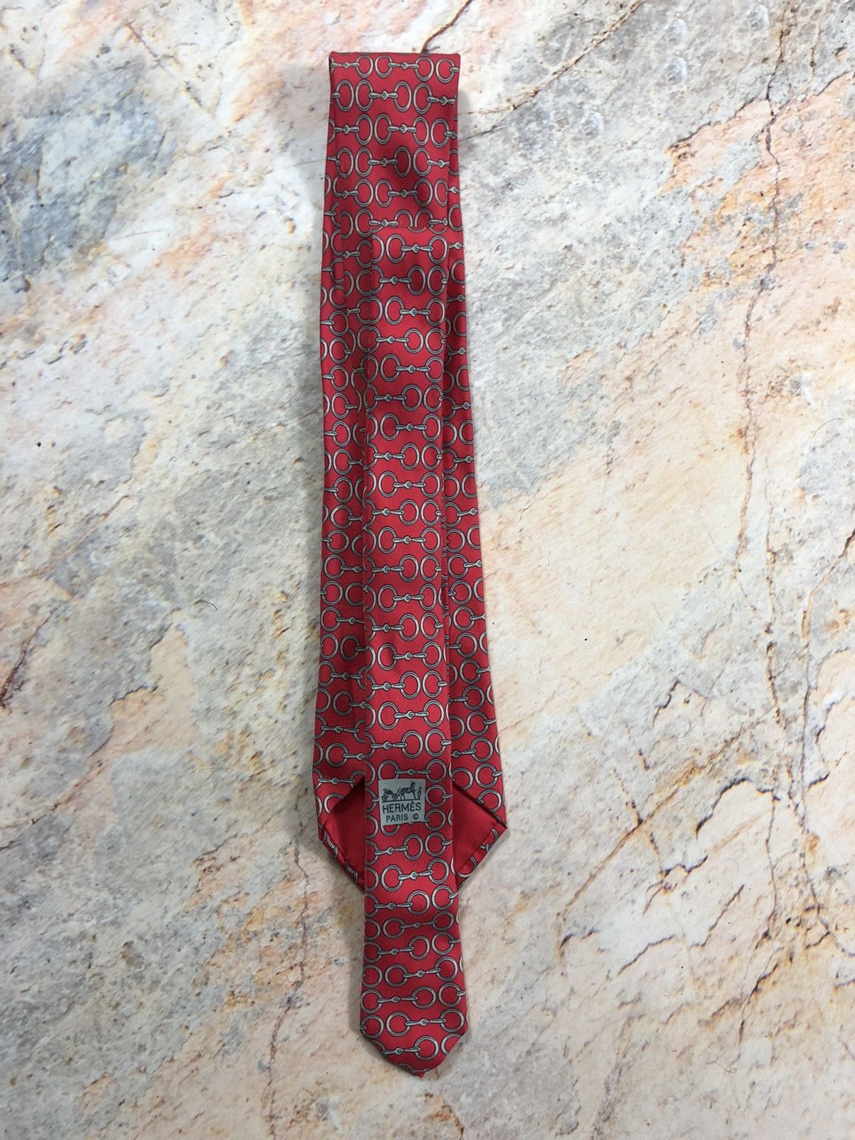 Hermes Hermes silk tie Size ONE SIZE - 2 Thumbnail