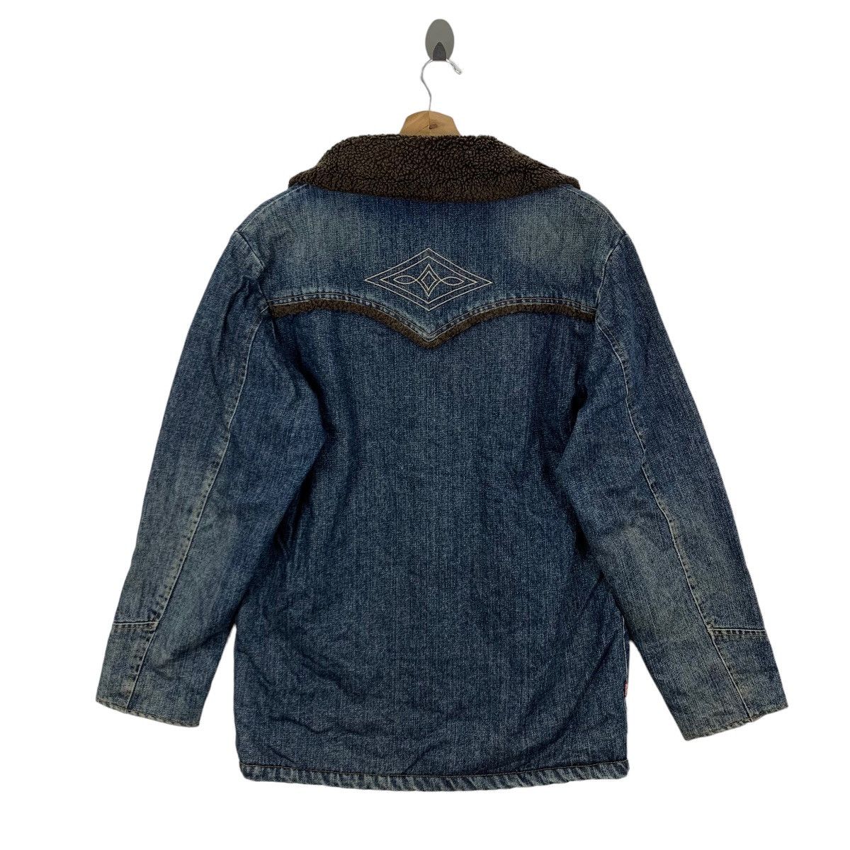 Levi's × Vintage Vintage Levis Red Tab Denim Sherpa Jacket Size US M / EU 48-50 / 2 - 4 Thumbnail