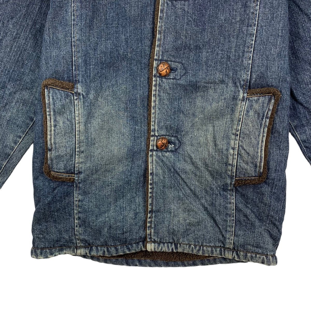 Levi's × Vintage Vintage Levis Red Tab Denim Sherpa Jacket Size US M / EU 48-50 / 2 - 3 Thumbnail