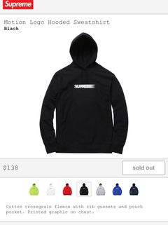 Supreme Motion Logo Hoodie Black