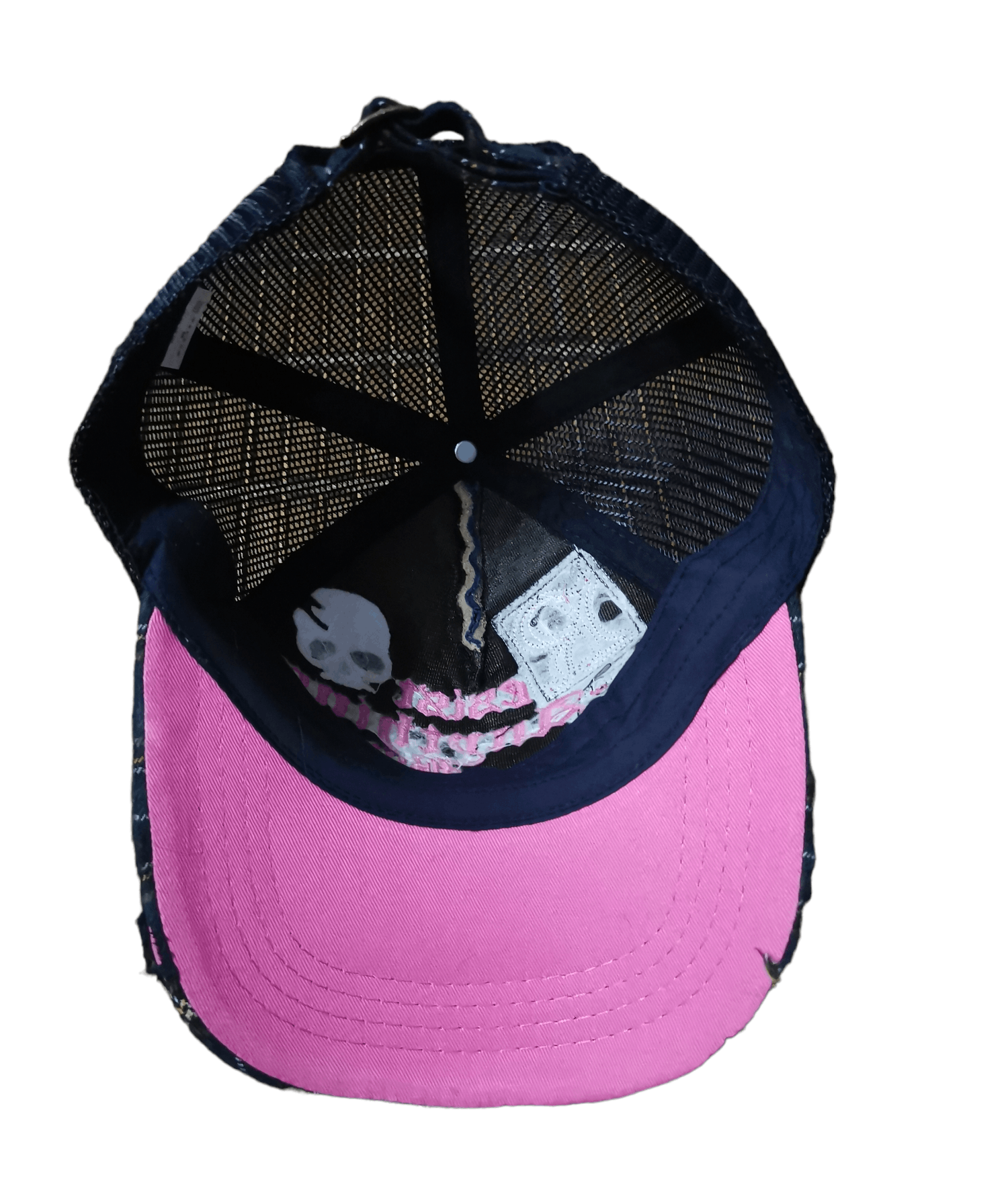 Vintage Vintage Trucker 'Resist Anything But Temptation' Embroidery Size ONE SIZE - 6 Thumbnail