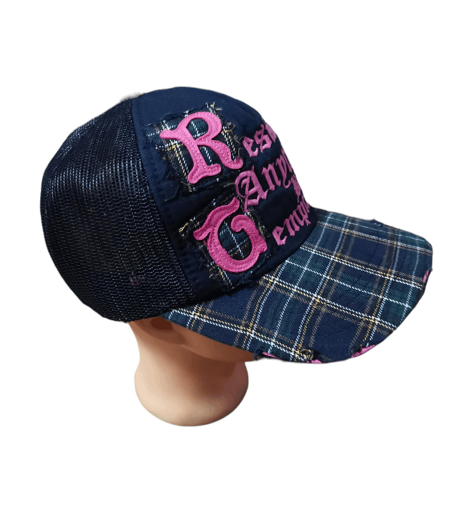 Vintage Vintage Trucker 'Resist Anything But Temptation' Embroidery Size ONE SIZE - 2 Thumbnail