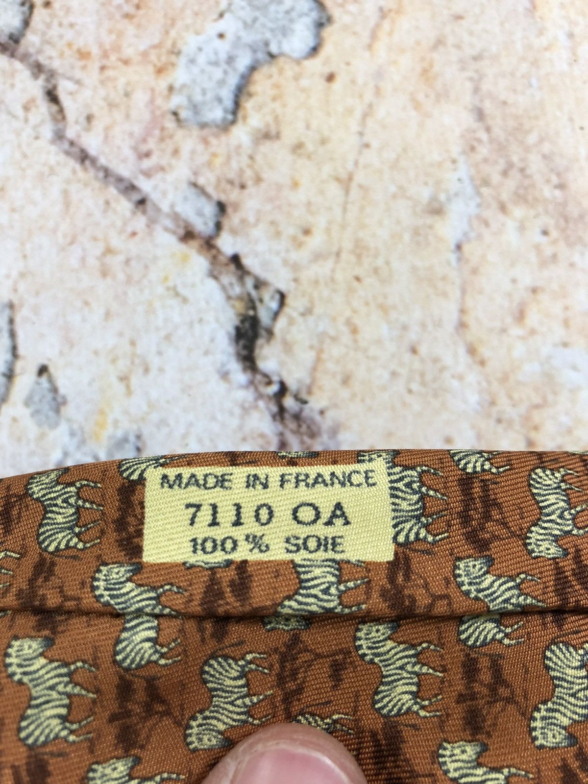 Hermes Hermes silk tie animal zebra Size ONE SIZE - 6 Thumbnail