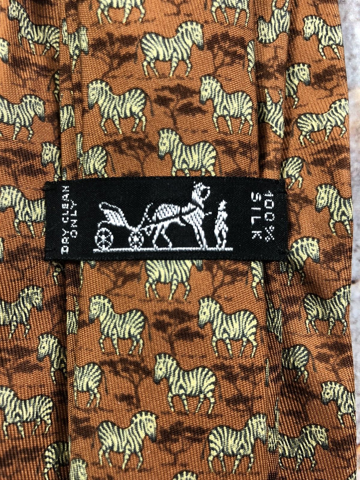Hermes Hermes silk tie animal zebra Size ONE SIZE - 1 Thumbnail