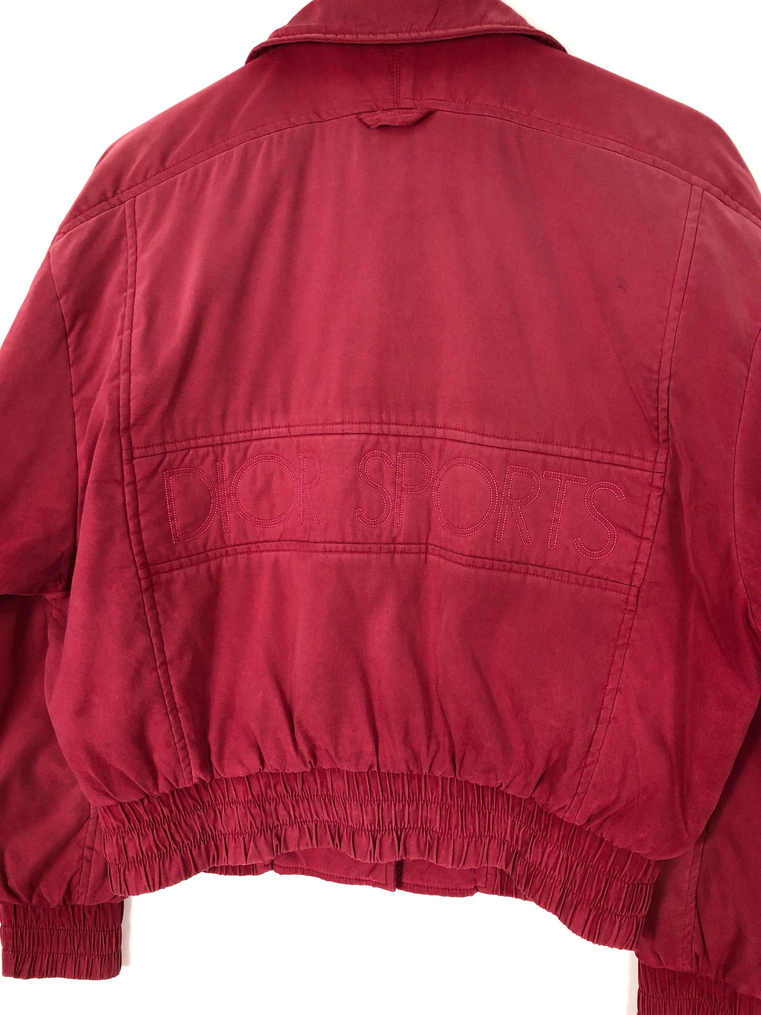 Dior RARE🔥VTG 80’S DIOR SPORTS BAGGY BIG LOGO JACKET Size S / US 4 / IT 40 - 7 Thumbnail