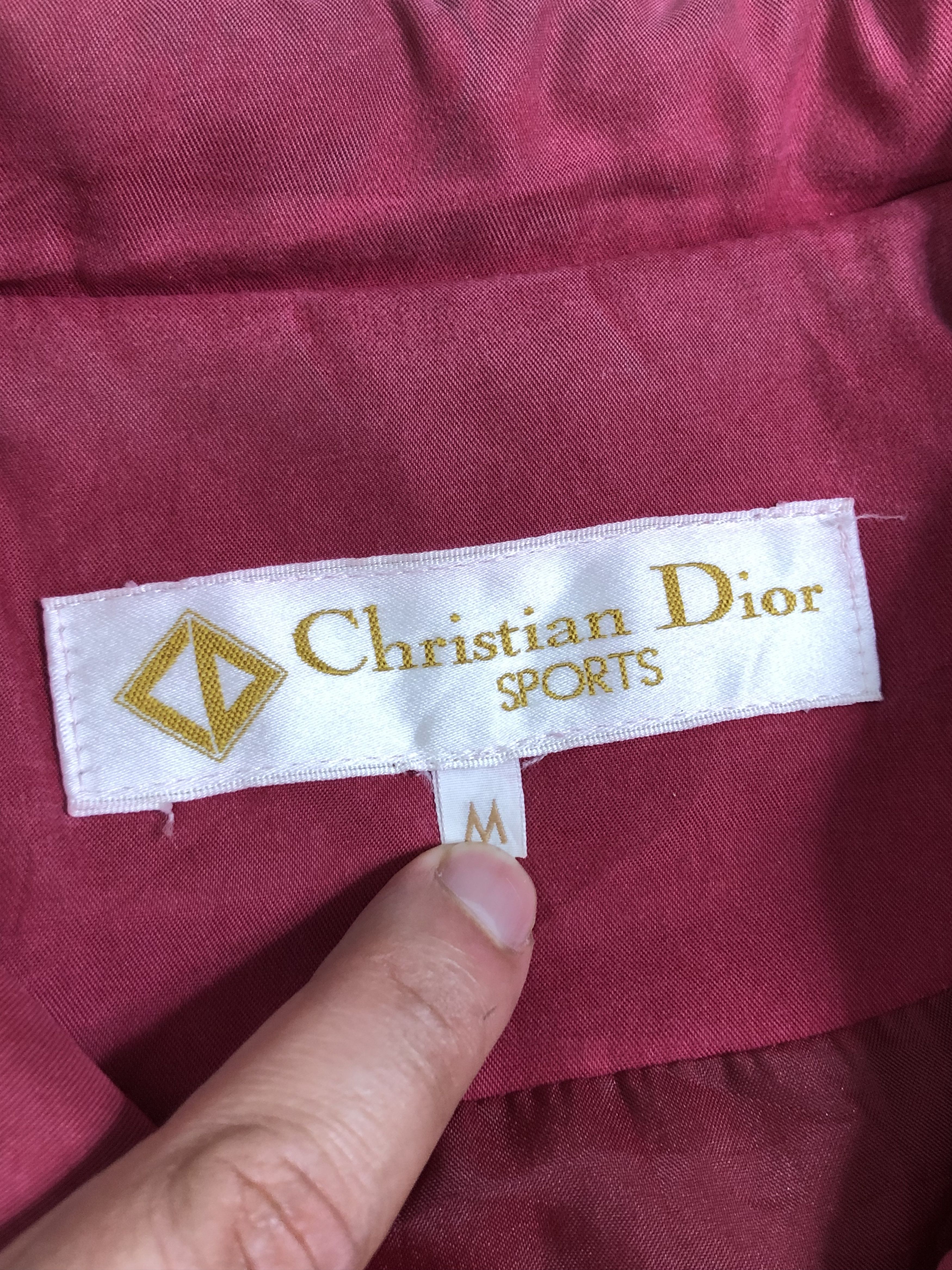 Dior RARE🔥VTG 80’S DIOR SPORTS BAGGY BIG LOGO JACKET Size S / US 4 / IT 40 - 12 Thumbnail