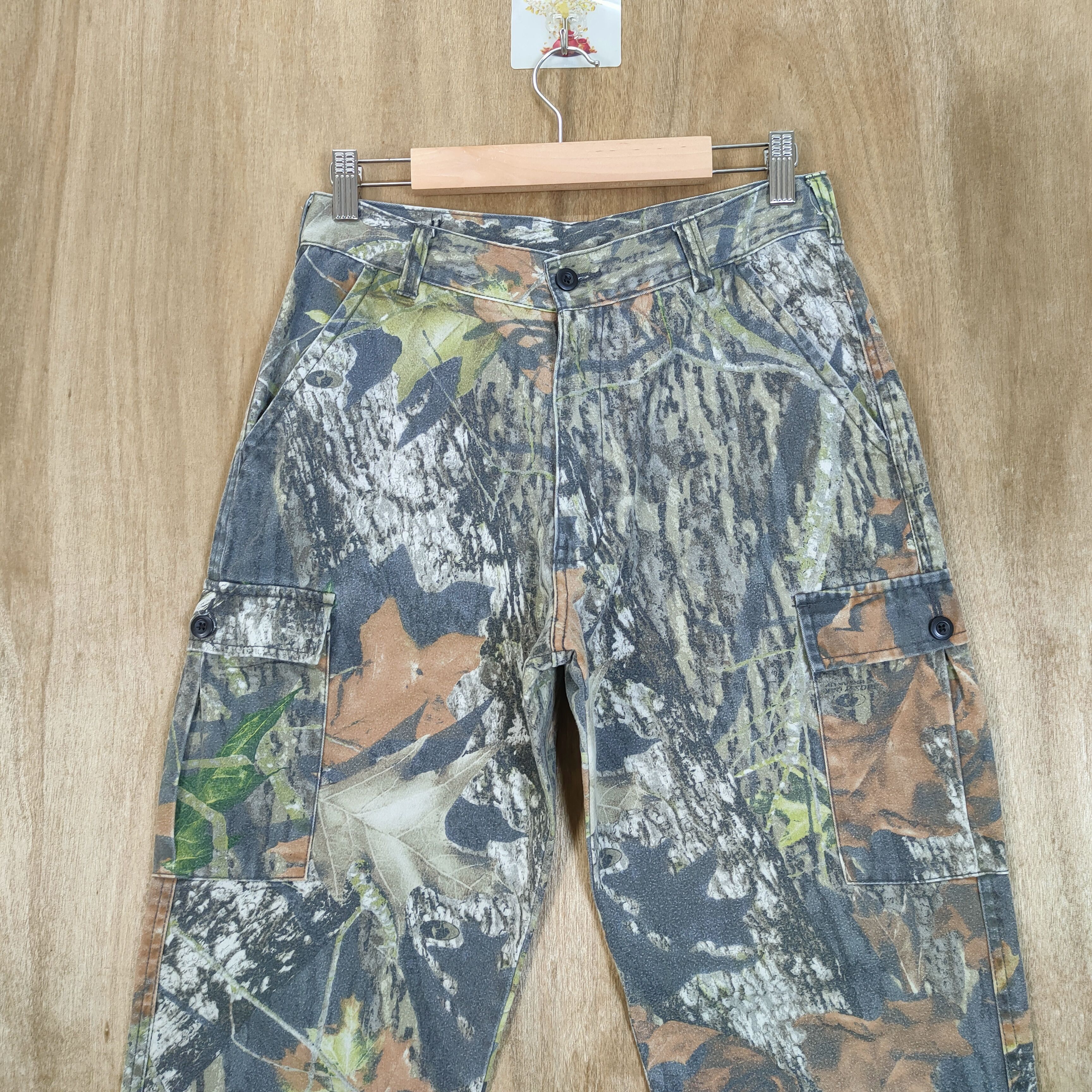 Redhead × Vintage RED HEAD CAMO REALTREE FADED CARGO PANTS Size US 28 / EU 44 - 2 Thumbnail