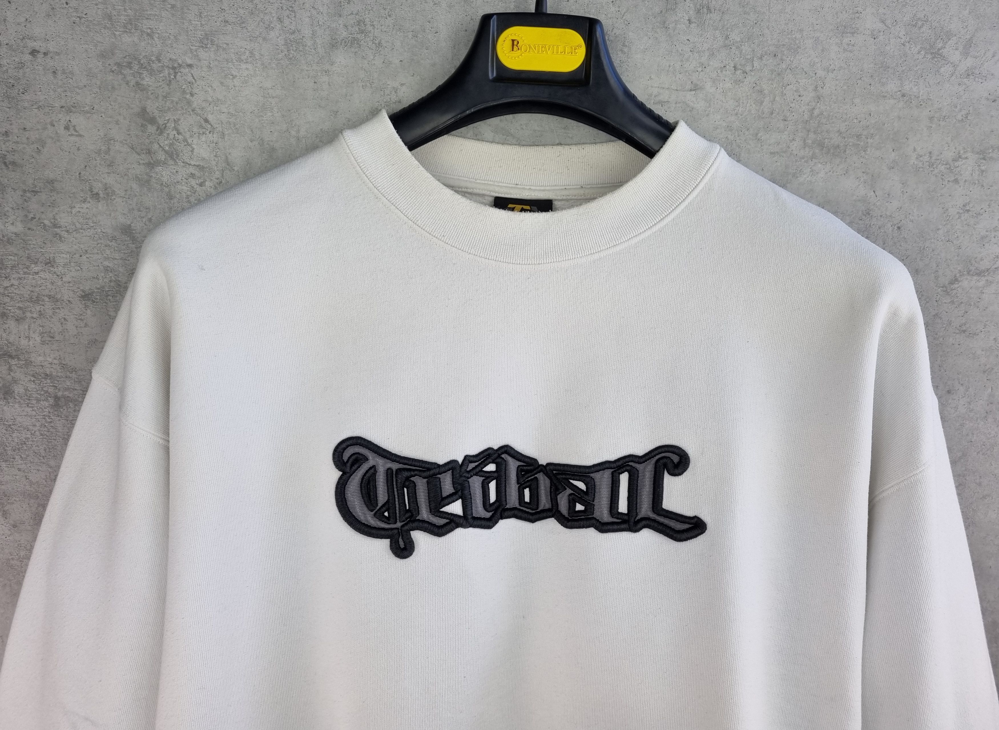 Rap Tees × Tribal Streetwear Rare 90s TRIBAL USA Box Logo Hip Hop Culture FUBU Size US XXL / EU 58 / 5 - 2 Thumbnail