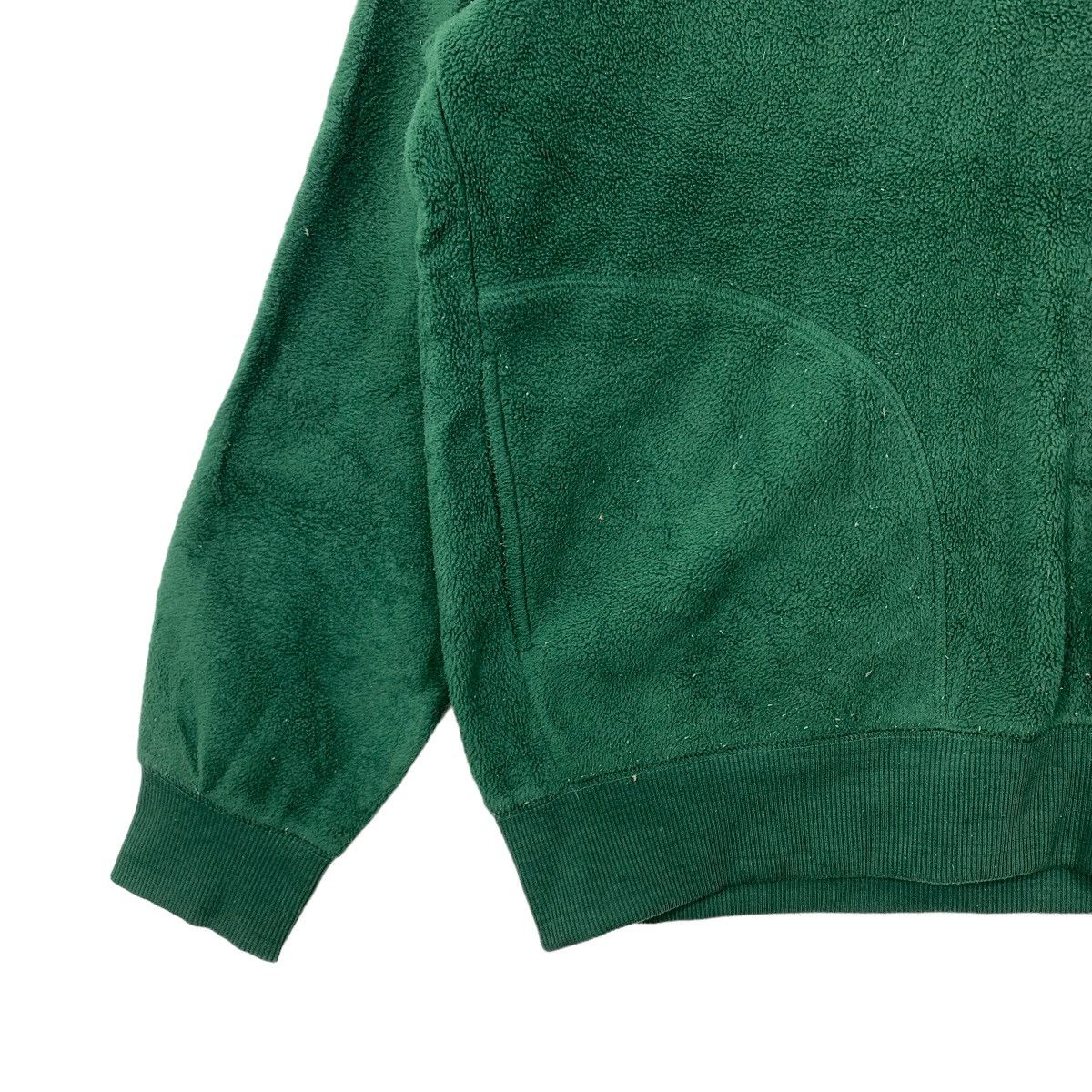MLB × Vintage Vintage Oakland Athletic Half Zip Fleece Sweater Size US XL / EU 56 / 4 - 3 Thumbnail