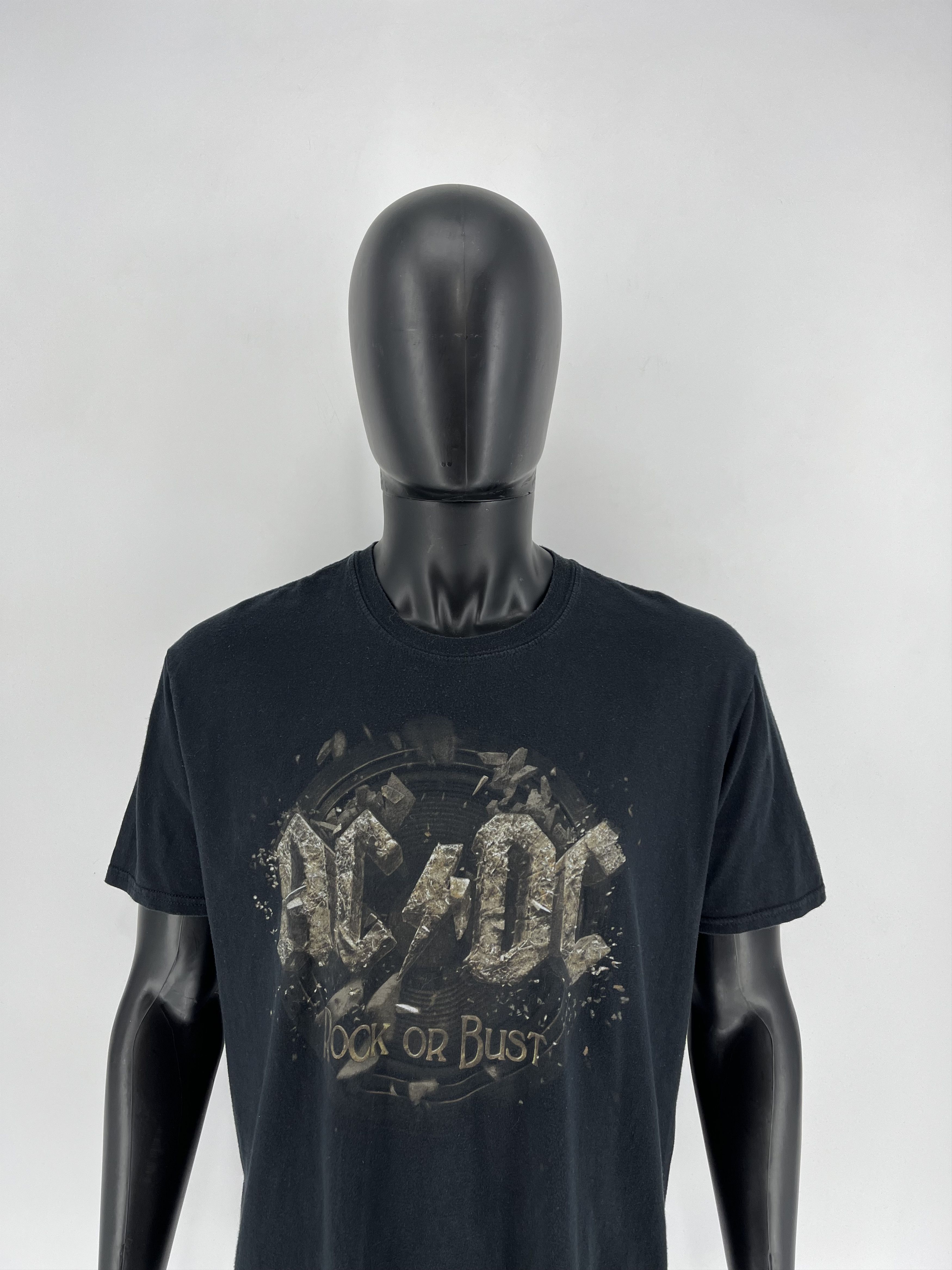 AC/DC × Band Tees ACDC Rock or Bust Heavy Metal Rock T-Shirt Like Size US XL / EU 56 / 4 - 1 Thumbnail