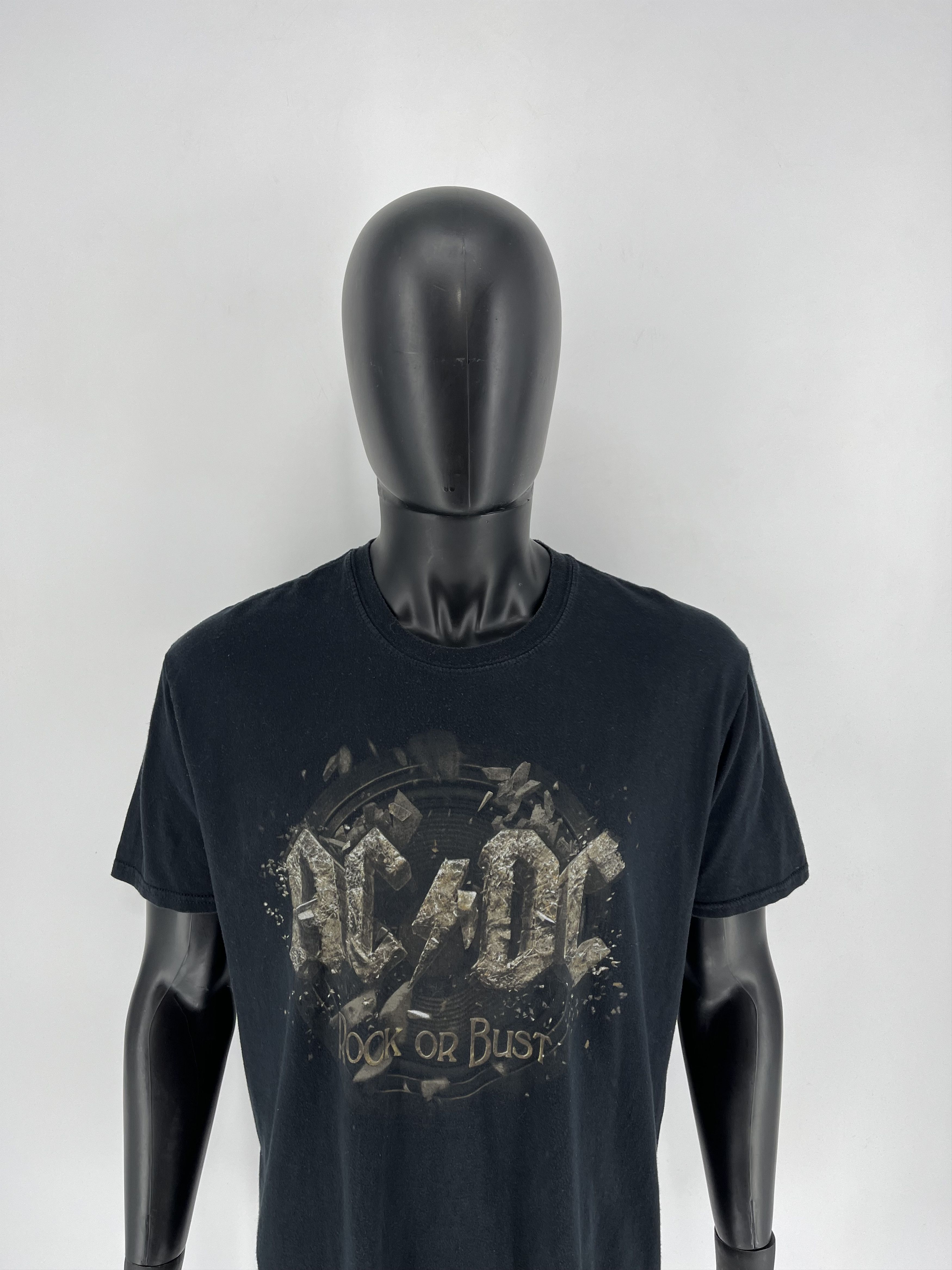 AC/DC × Band Tees ACDC Rock or Bust Heavy Metal Rock T-Shirt Like Size US XL / EU 56 / 4 - 5 Thumbnail