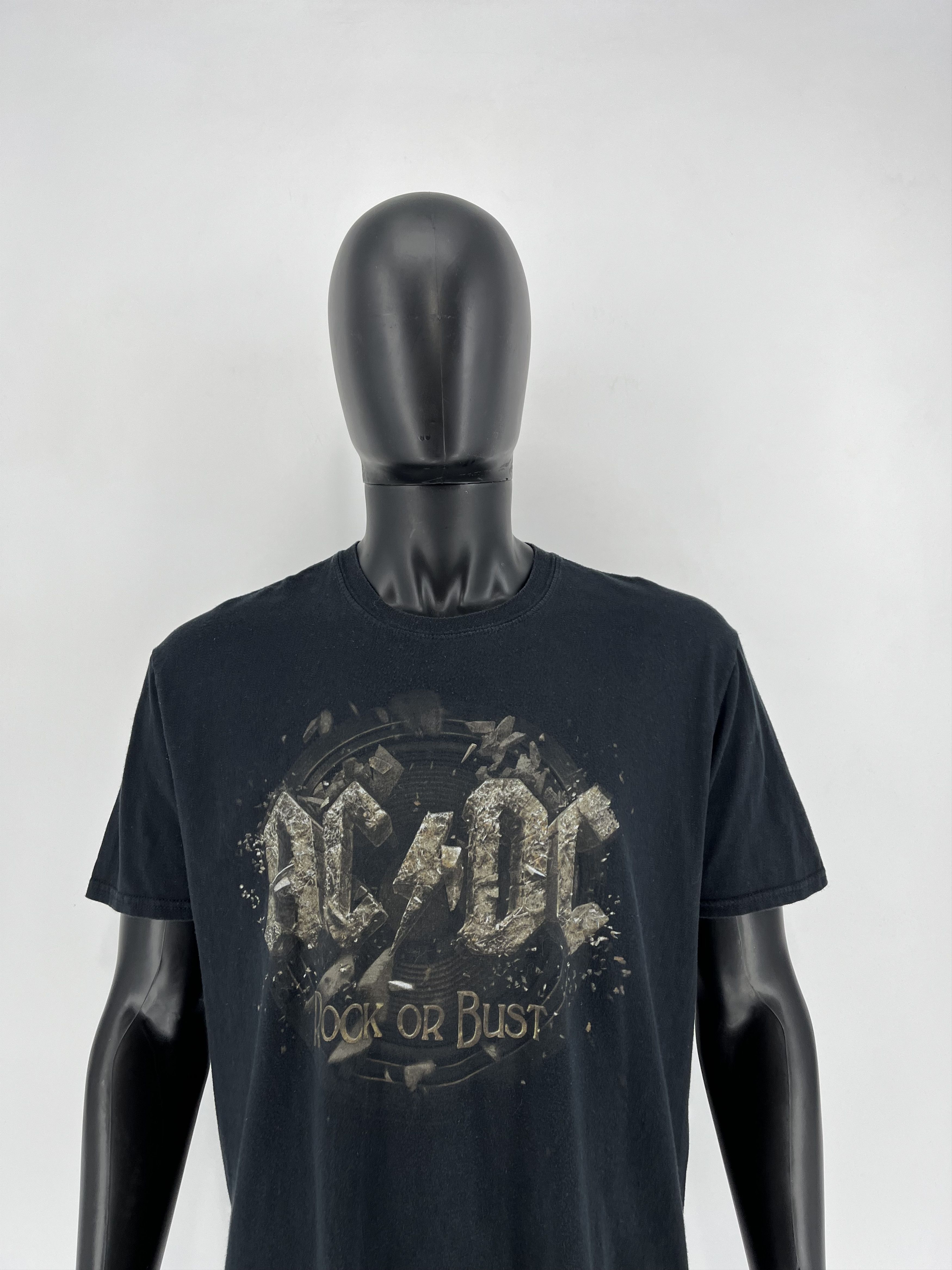 AC/DC × Band Tees ACDC Rock or Bust Heavy Metal Rock T-Shirt Like Size US XL / EU 56 / 4 - 6 Thumbnail