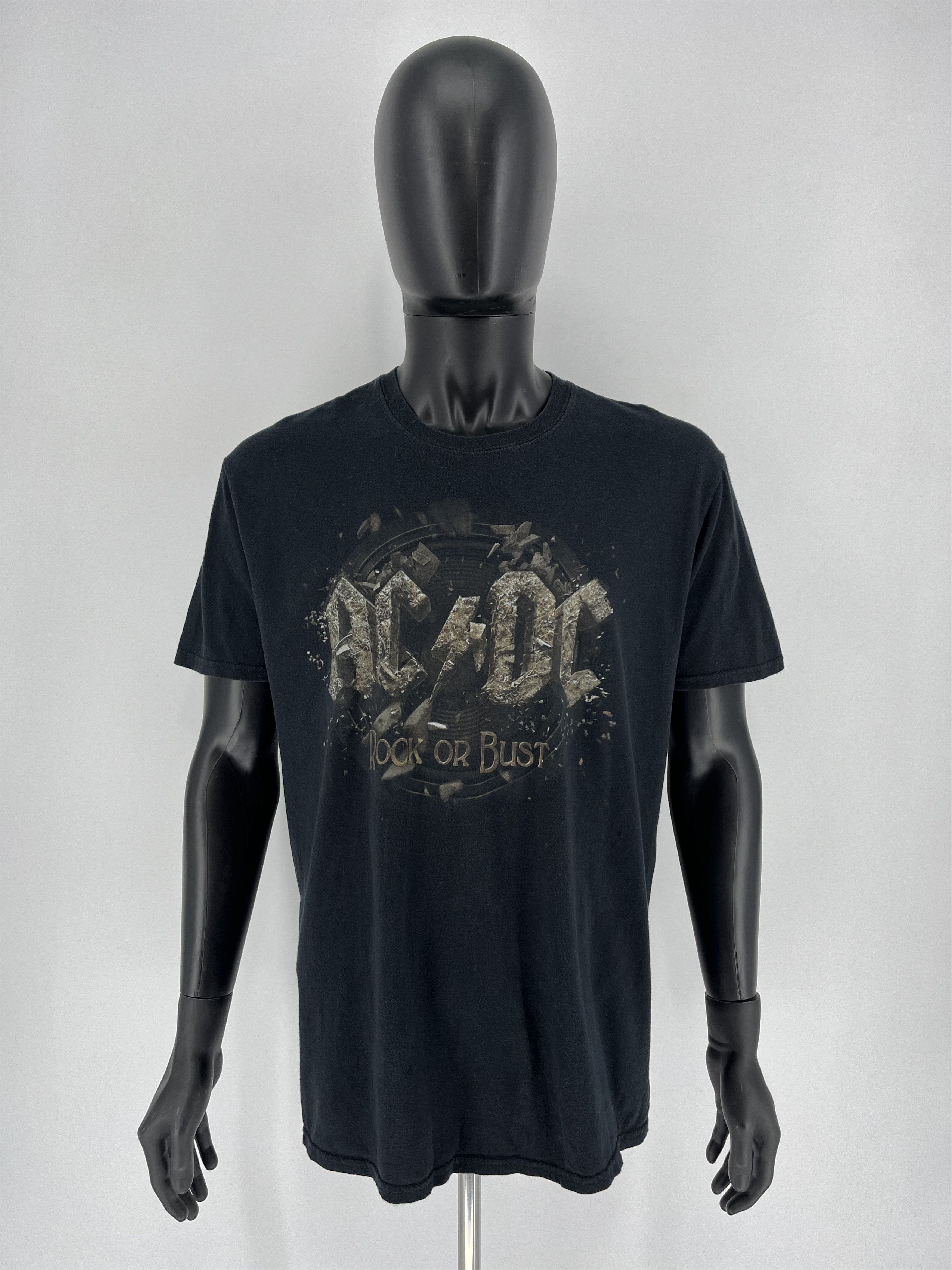 AC/DC × Band Tees ACDC Rock or Bust Heavy Metal Rock T-Shirt Like Size US XL / EU 56 / 4 - 2 Thumbnail