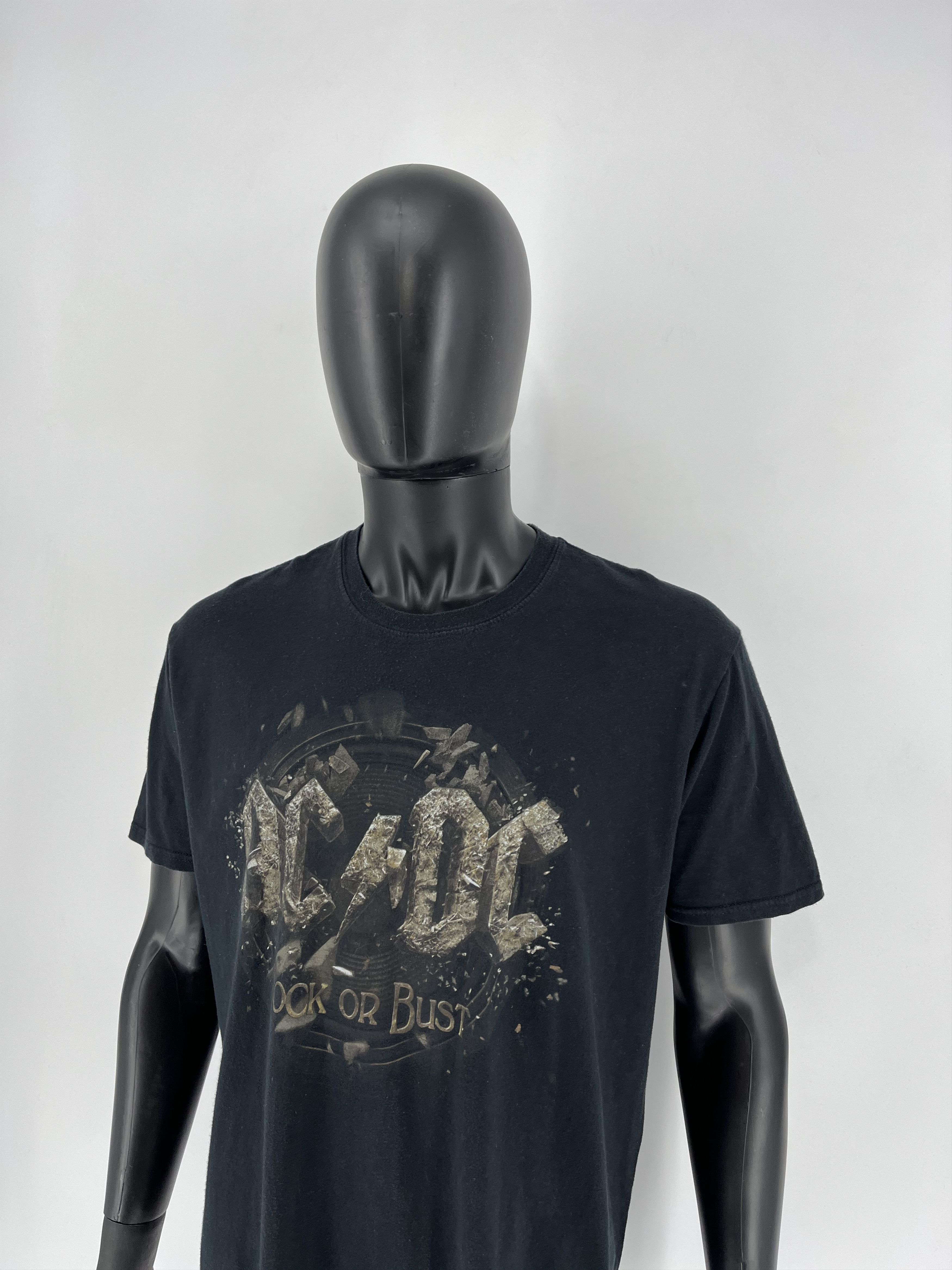 AC/DC × Band Tees ACDC Rock or Bust Heavy Metal Rock T-Shirt Like Size US XL / EU 56 / 4 - 4 Thumbnail