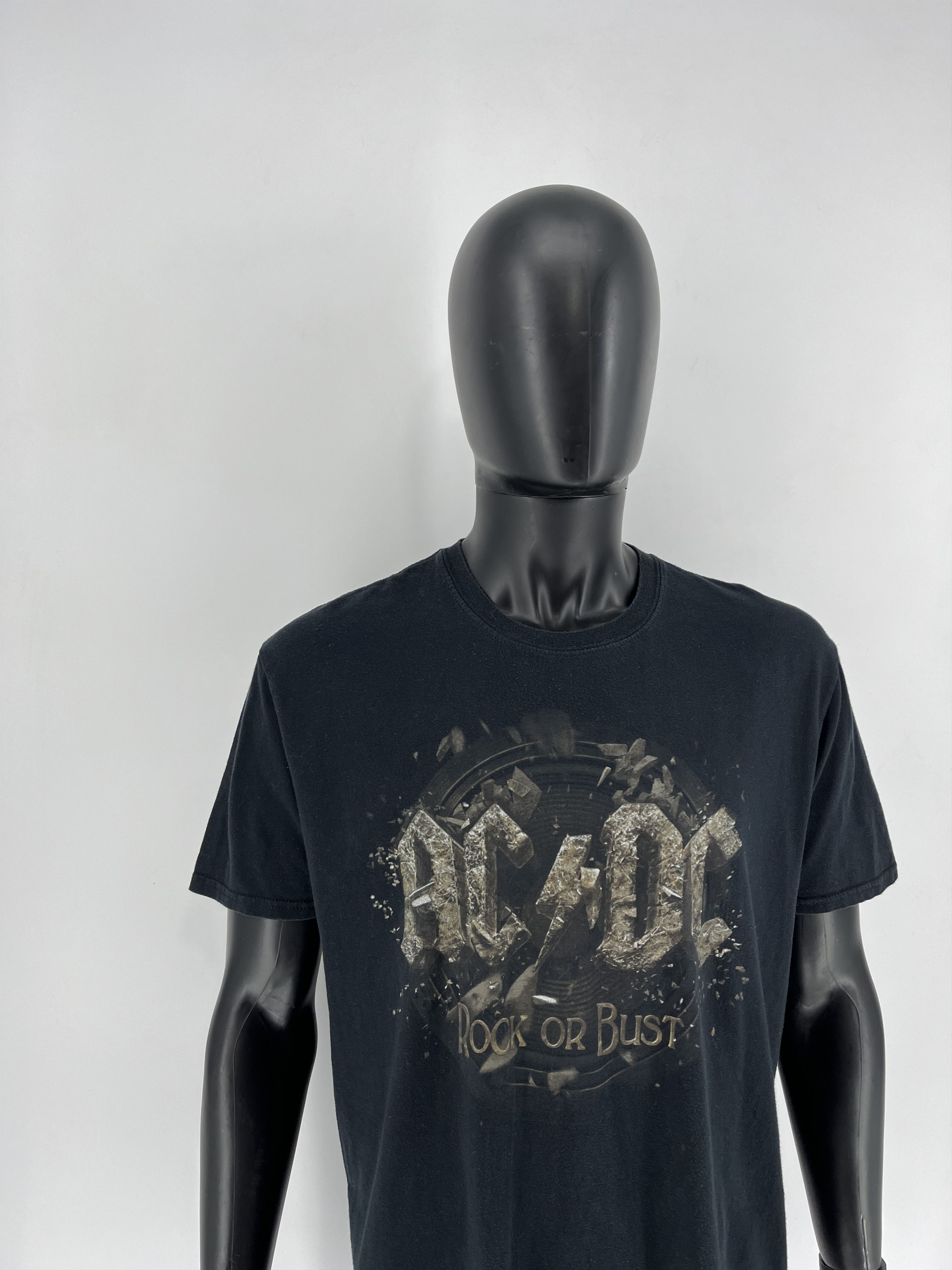 AC/DC × Band Tees ACDC Rock or Bust Heavy Metal Rock T-Shirt Like Size US XL / EU 56 / 4 - 3 Thumbnail