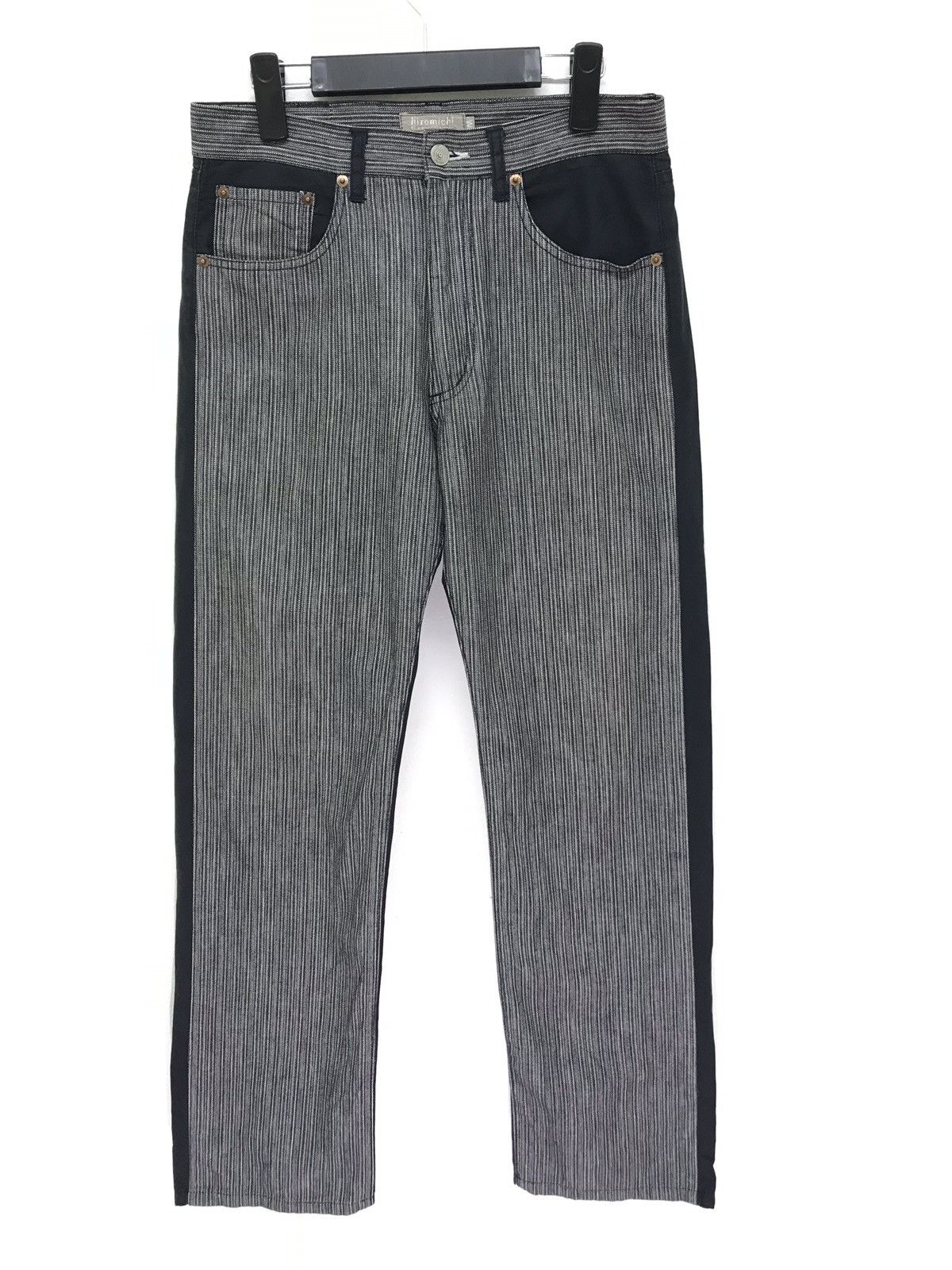 Japanese Brand Hiromichi Nakano Casual Pant Two Tones Herringbones Regular Size US 31 - 2 Thumbnail