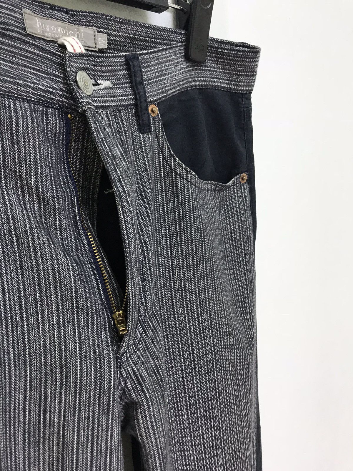 Japanese Brand Hiromichi Nakano Casual Pant Two Tones Herringbones Regular Size US 31 - 4 Thumbnail
