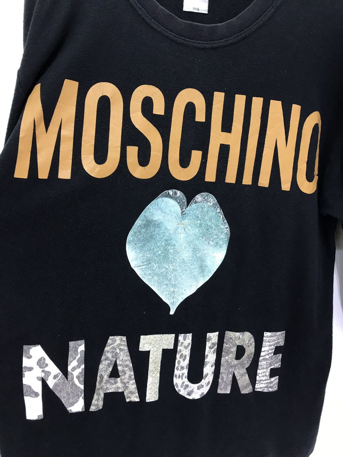 Moschino ❤Moschino Long Sleeve Shirt Spell Out Black Size US M / EU 48-50 / 2 - 2 Thumbnail