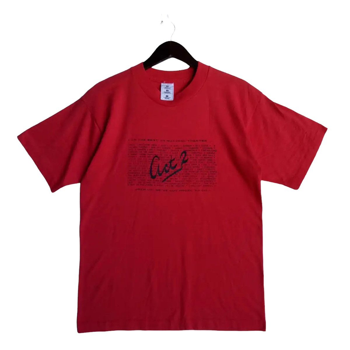 Vintage 💥VINTAGE musical film / a lot of movie act 2 tee shirt Size US M / EU 48-50 / 2 - 1 Thumbnail
