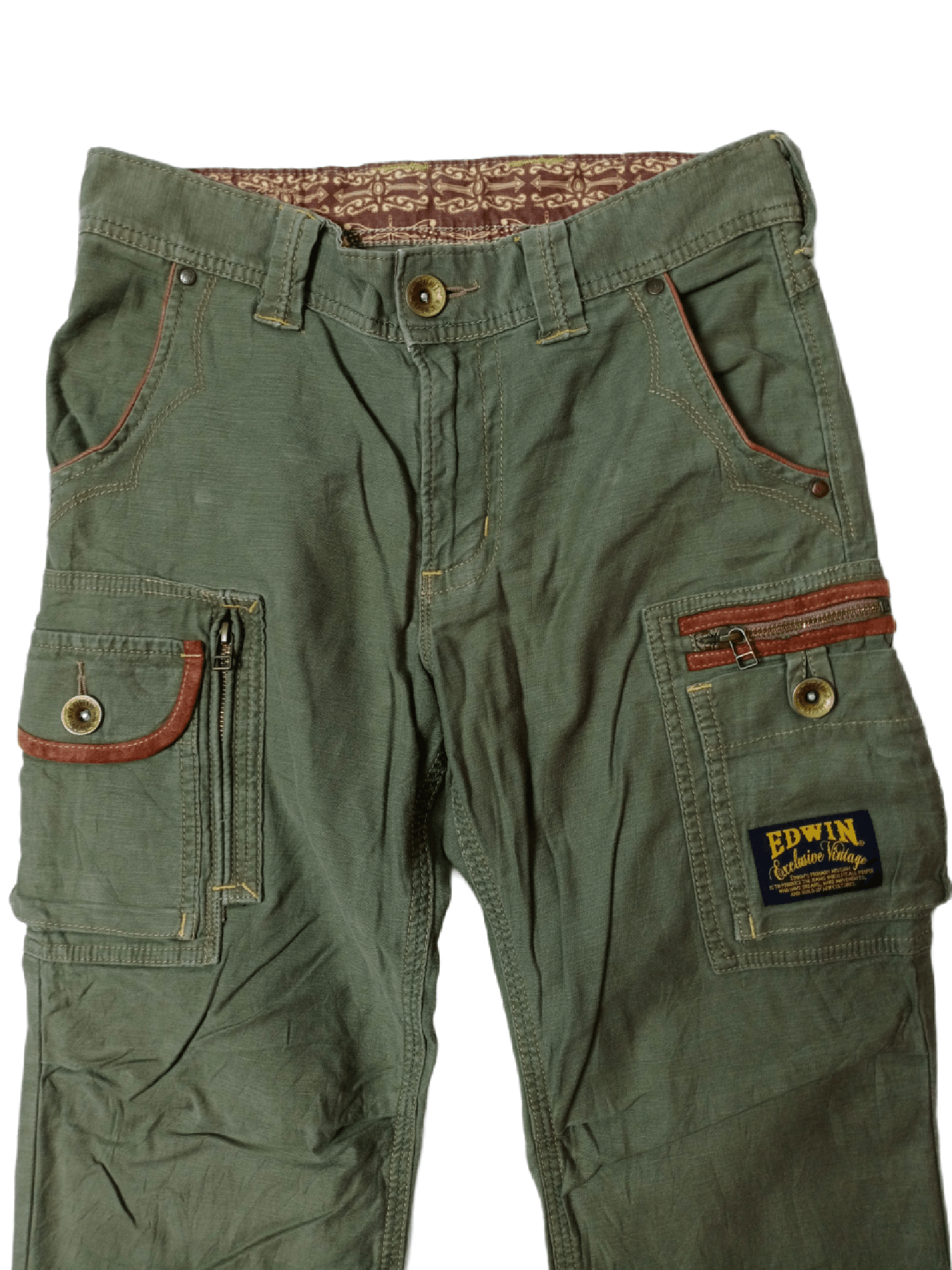 Edwin × Japanese Brand × Seditionaries Edwin Bondage Style Tactical Multipocket Cargo Pant Size US 29 - 8 Thumbnail