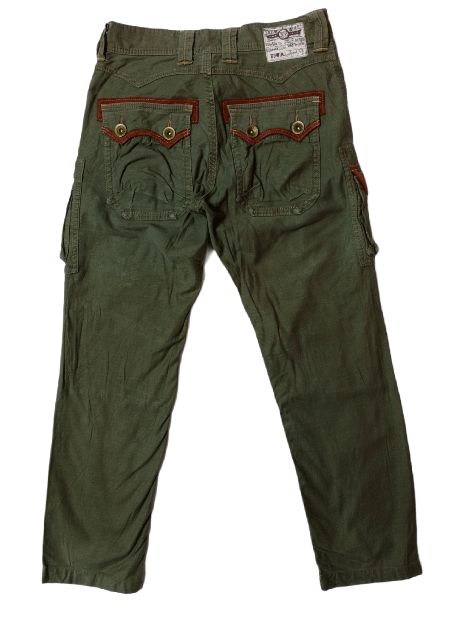 Edwin × Japanese Brand × Seditionaries Edwin Bondage Style Tactical Multipocket Cargo Pant Size US 29 - 7 Thumbnail