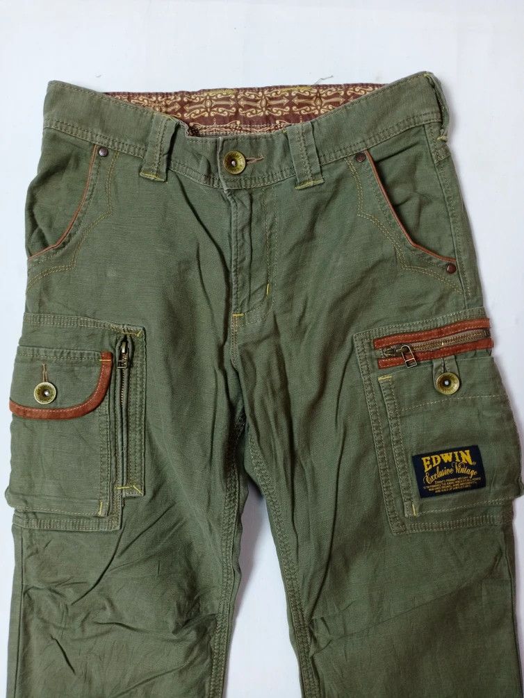 Edwin × Japanese Brand × Seditionaries Edwin Bondage Style Tactical Multipocket Cargo Pant Size US 29 - 10 Thumbnail