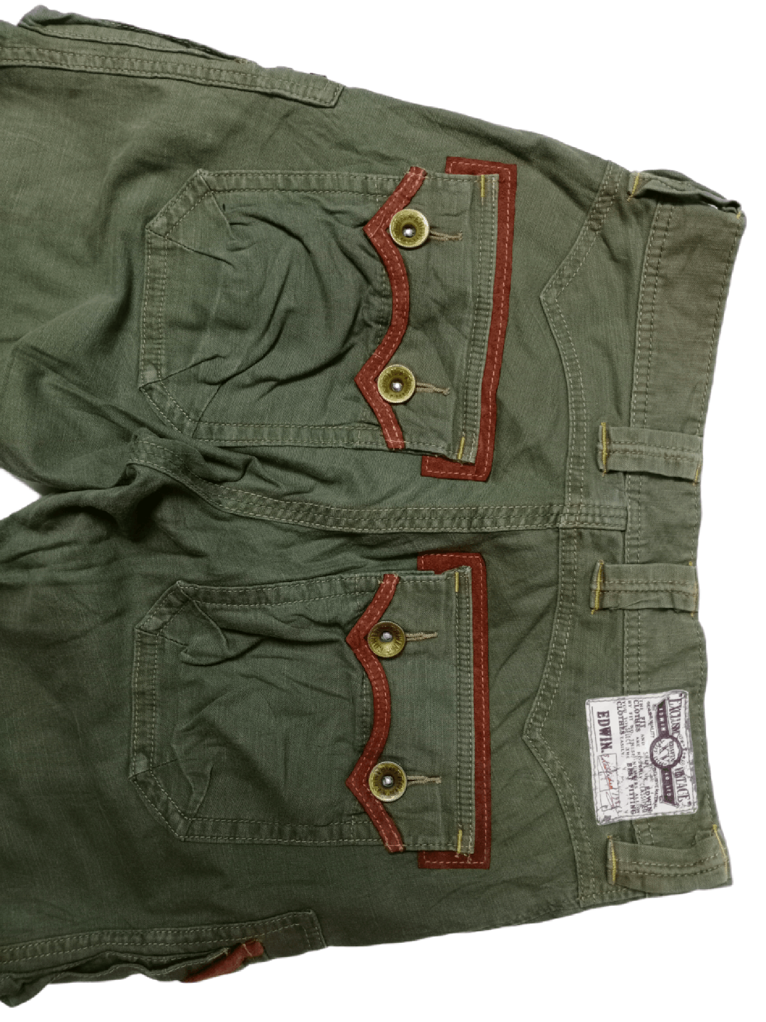 Edwin × Japanese Brand × Seditionaries Edwin Bondage Style Tactical Multipocket Cargo Pant Size US 29 - 6 Thumbnail