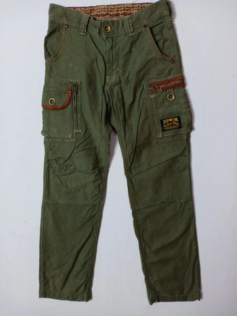 Edwin × Japanese Brand × Seditionaries Edwin Bondage Style Tactical Multipocket Cargo Pant Size US 29 - 12 Thumbnail