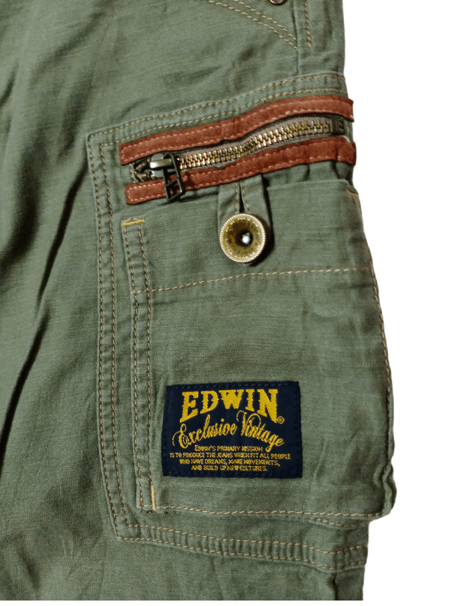 Edwin × Japanese Brand × Seditionaries Edwin Bondage Style Tactical Multipocket Cargo Pant Size US 29 - 5 Thumbnail