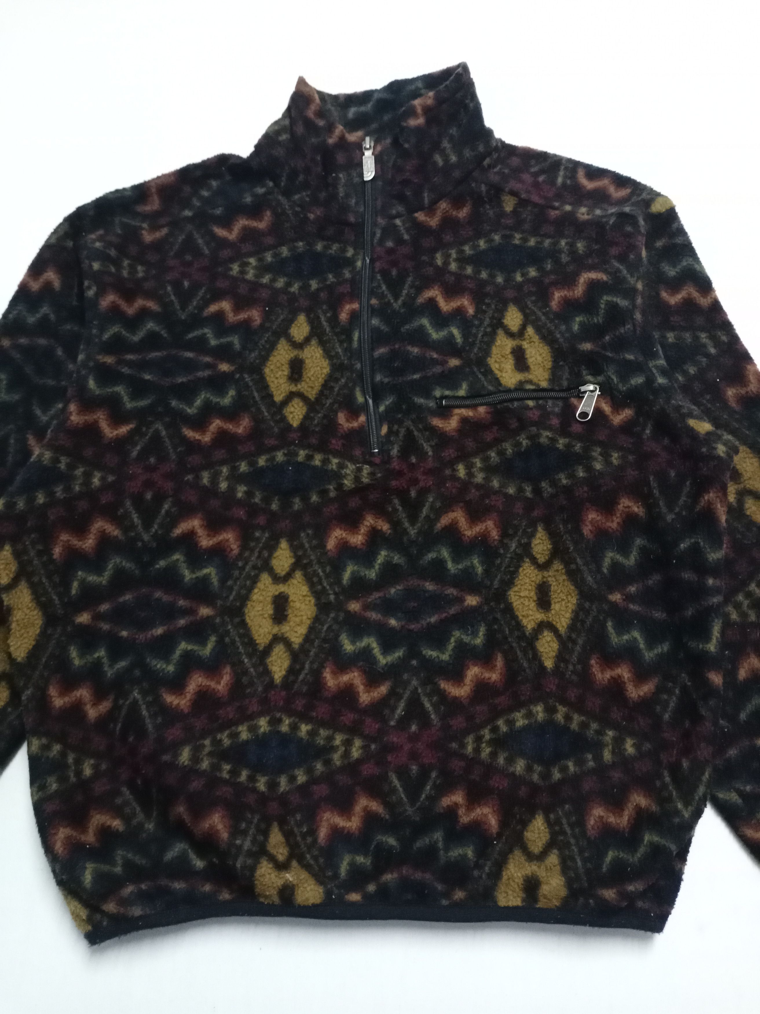 The North Face × Vintage Vintage The North Face half zipper Fleece Size US L / EU 52-54 / 3 - 6 Thumbnail