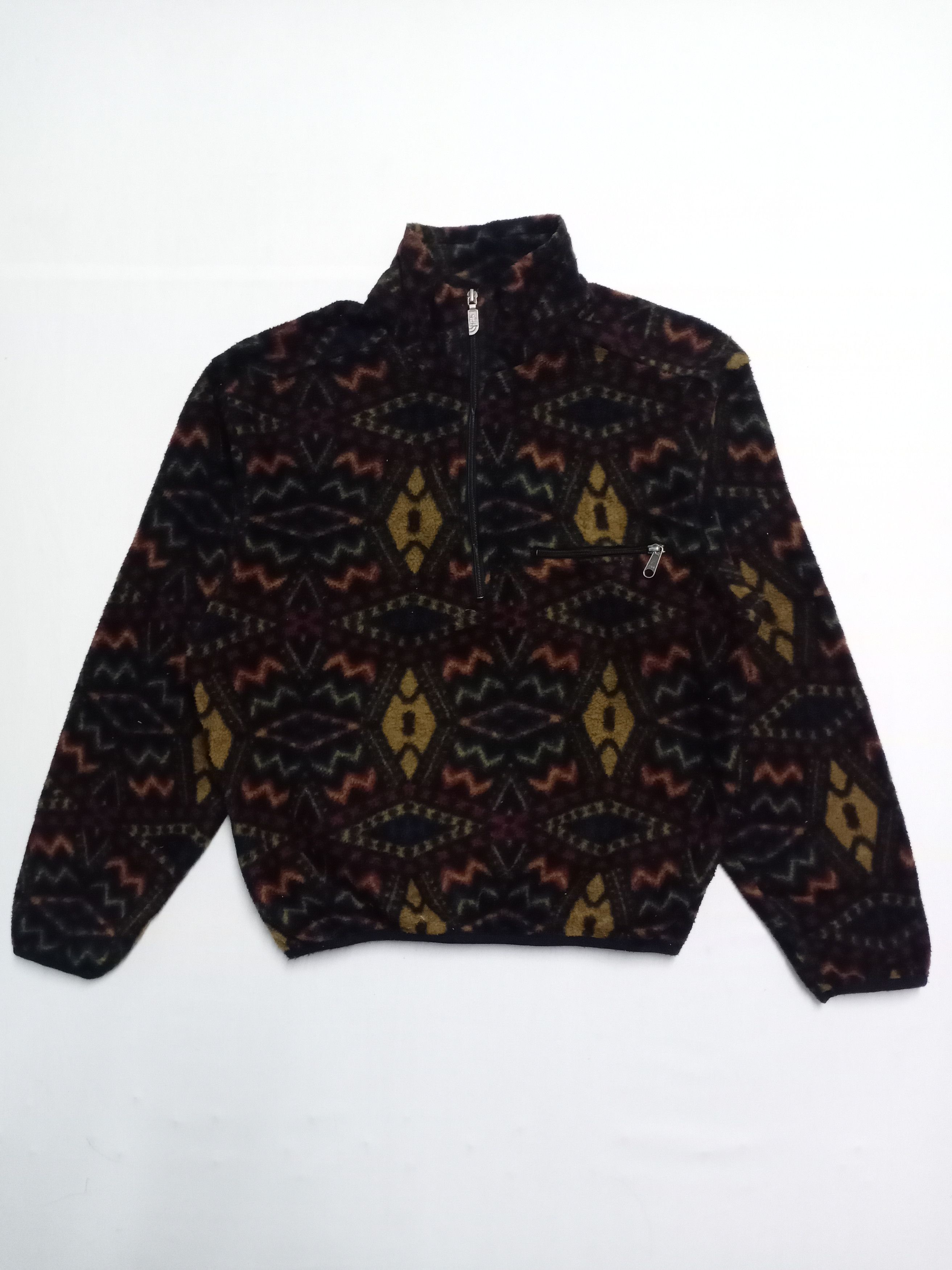 The North Face × Vintage Vintage The North Face half zipper Fleece Size US L / EU 52-54 / 3 - 1 Thumbnail