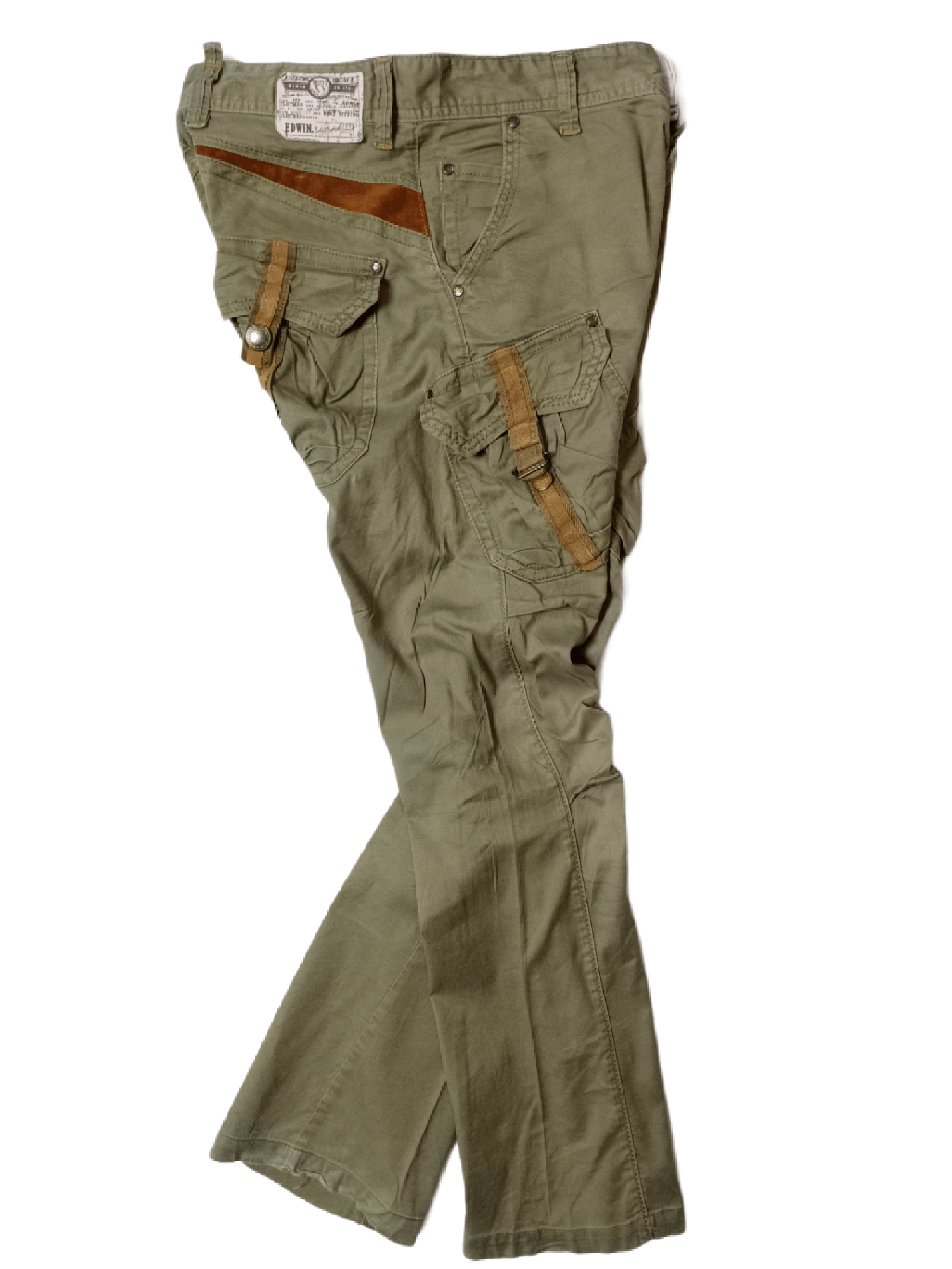 Edwin × Japanese Brand × Seditionaries Edwin Tactical Multipocket Bondage Style Cargo Pant Size US 30 / EU 46 - 3 Thumbnail