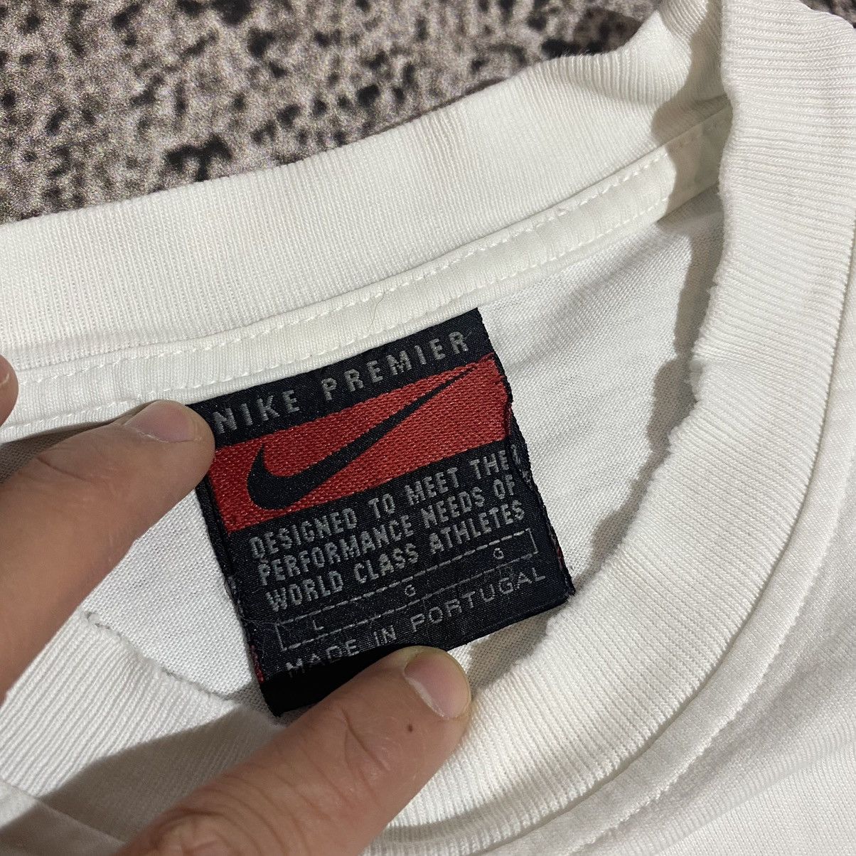 Nike × Vintage Nike T-shirt Vintage Big Logo Size US L / EU 52-54 / 3 - 4 Thumbnail