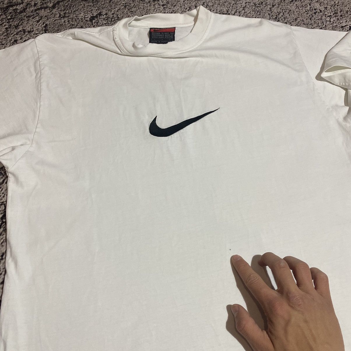 Nike × Vintage Nike T-shirt Vintage Big Logo Size US L / EU 52-54 / 3 - 8 Thumbnail